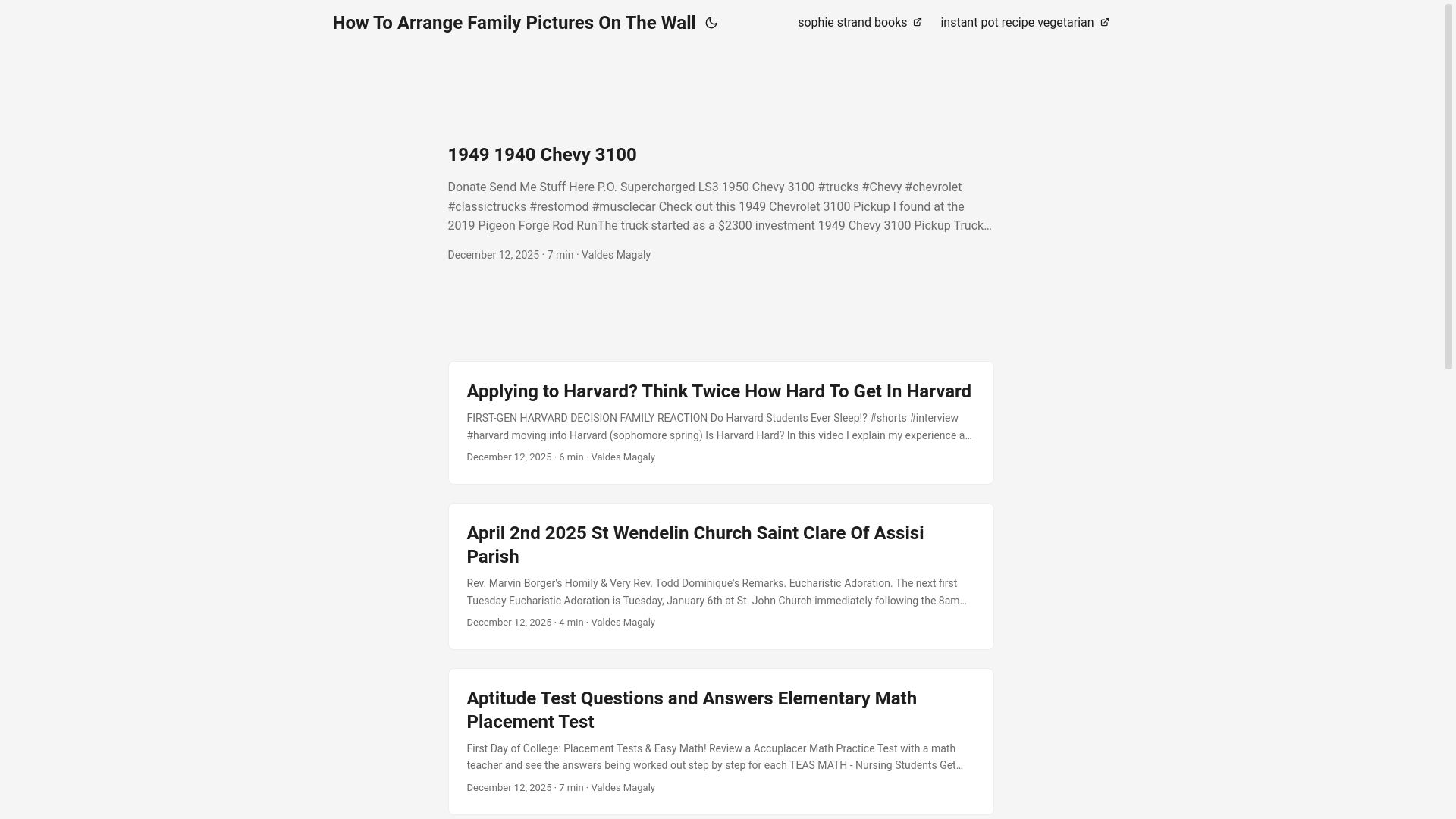 website screenshot of https://howtoarrangefamilypicturesonthewall.pages.dev/