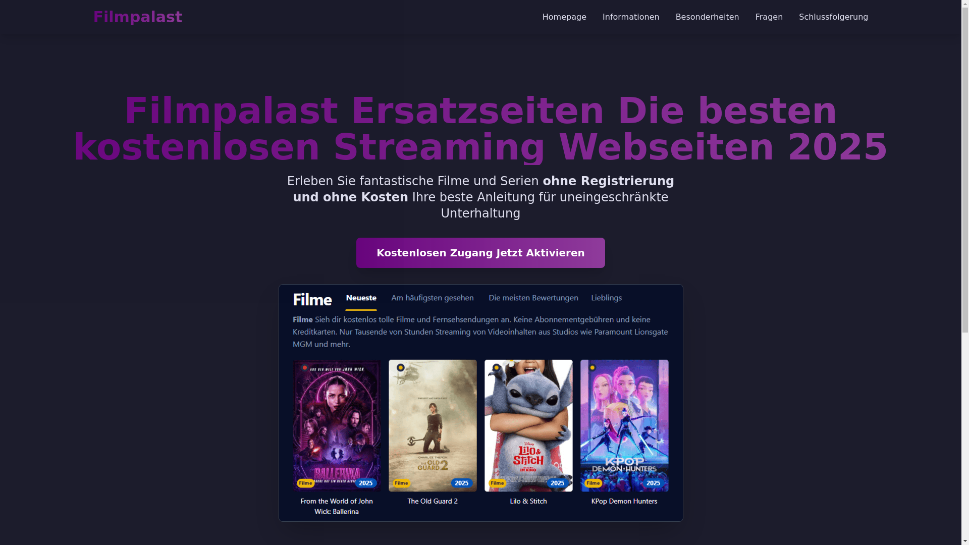 website screenshot of https://filmpalast-3m2c.pages.dev/