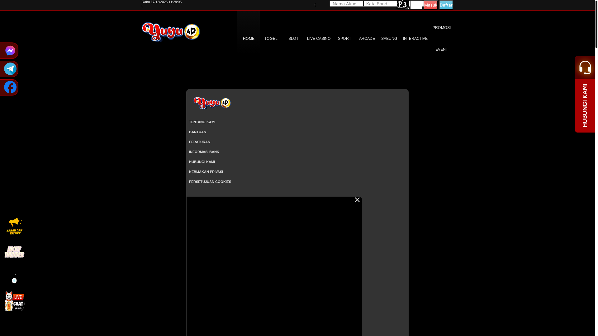 website screenshot of https://yuyu4dmast.com/