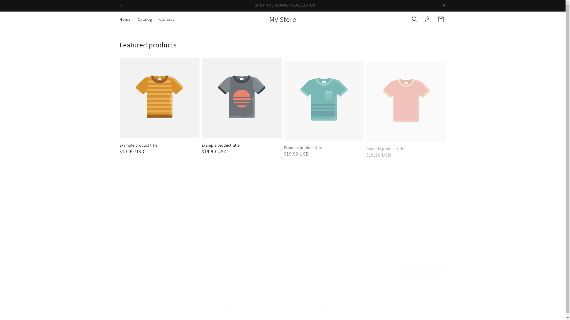 website screenshot of https://greencreaturecollections.com/