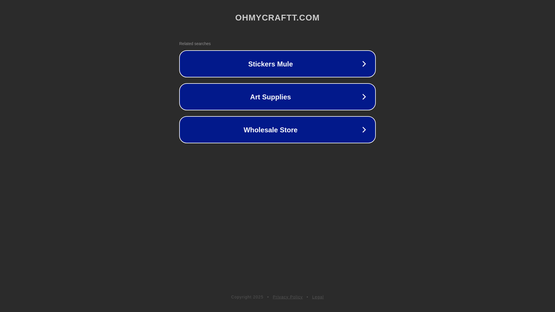 website screenshot of https://ohmycraftt.com/