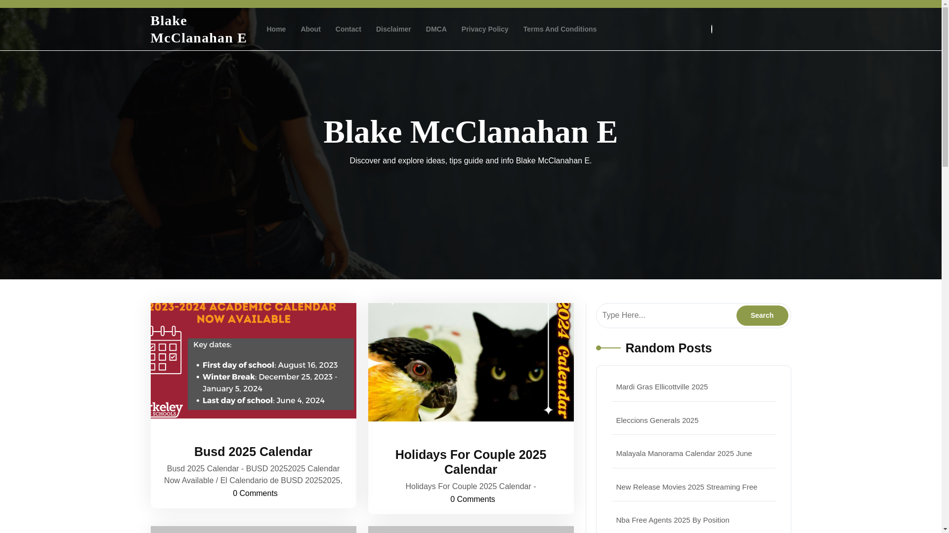 website screenshot of https://blakemcclanahane.pages.dev/