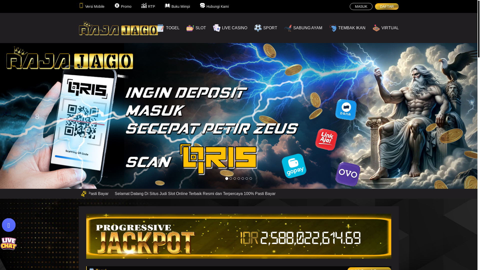website screenshot of https://rajajago-aman.com/