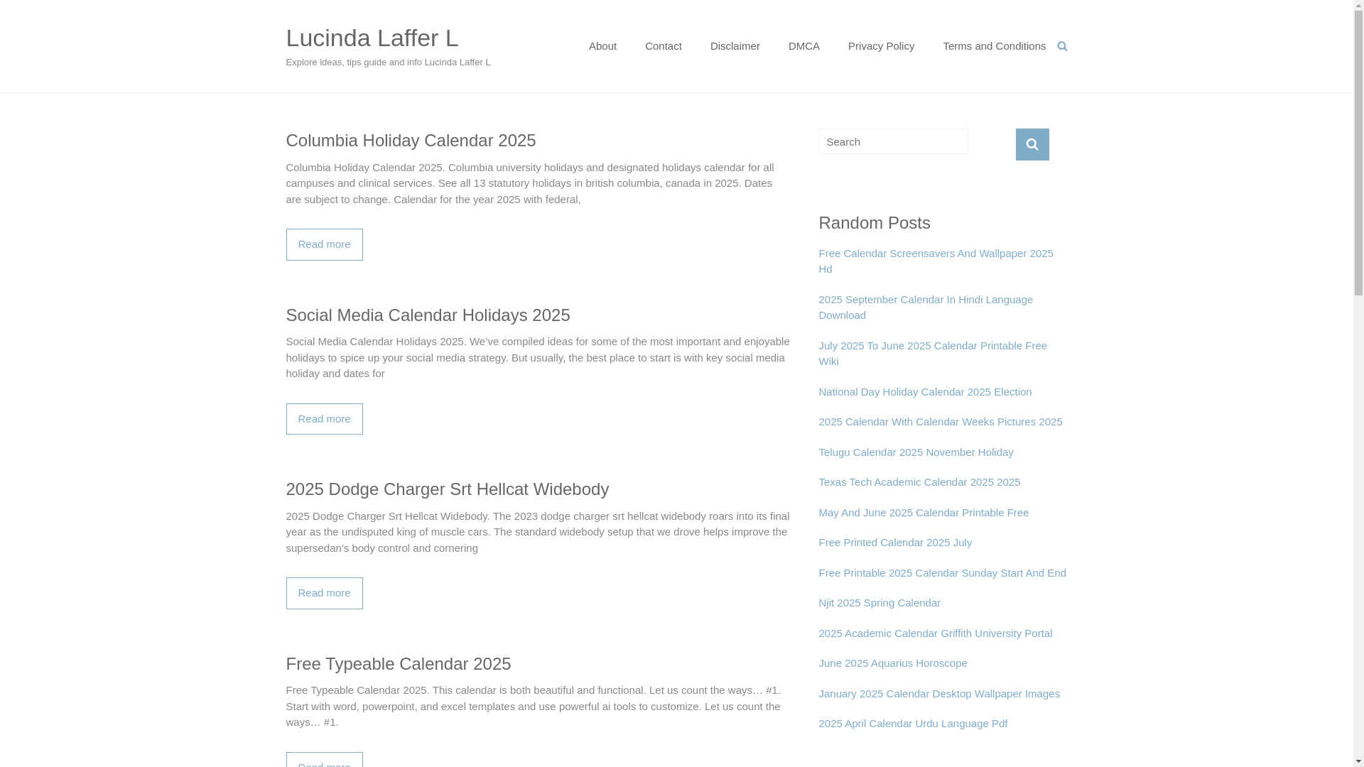 website screenshot of https://lucindalafferl.pages.dev/