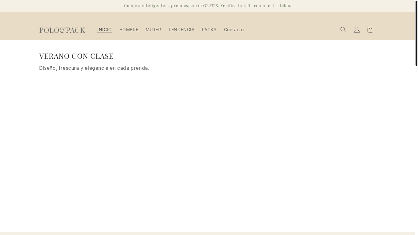 website screenshot of https://polopack.shop/