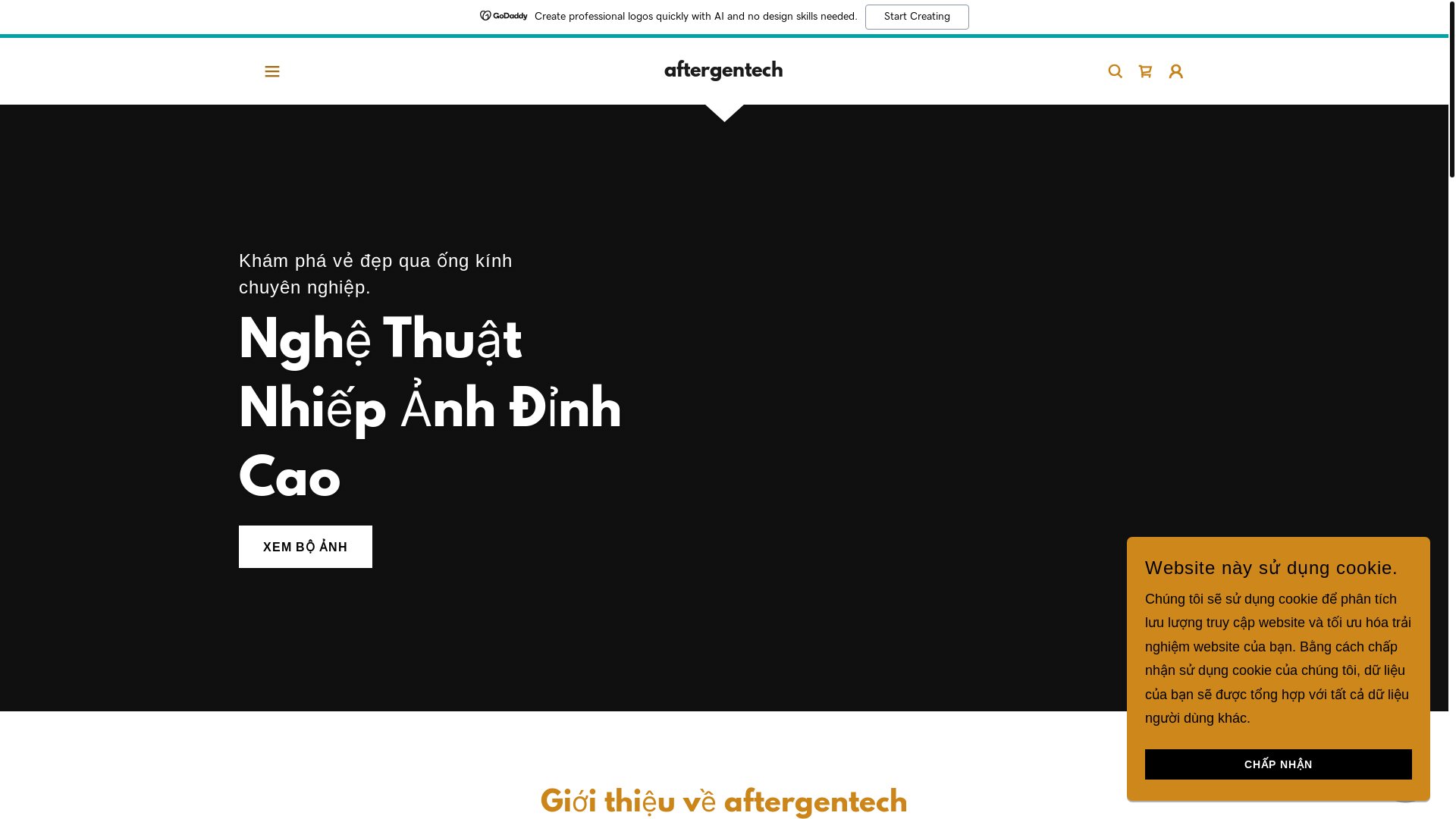 website screenshot of https://aftergentech.site/