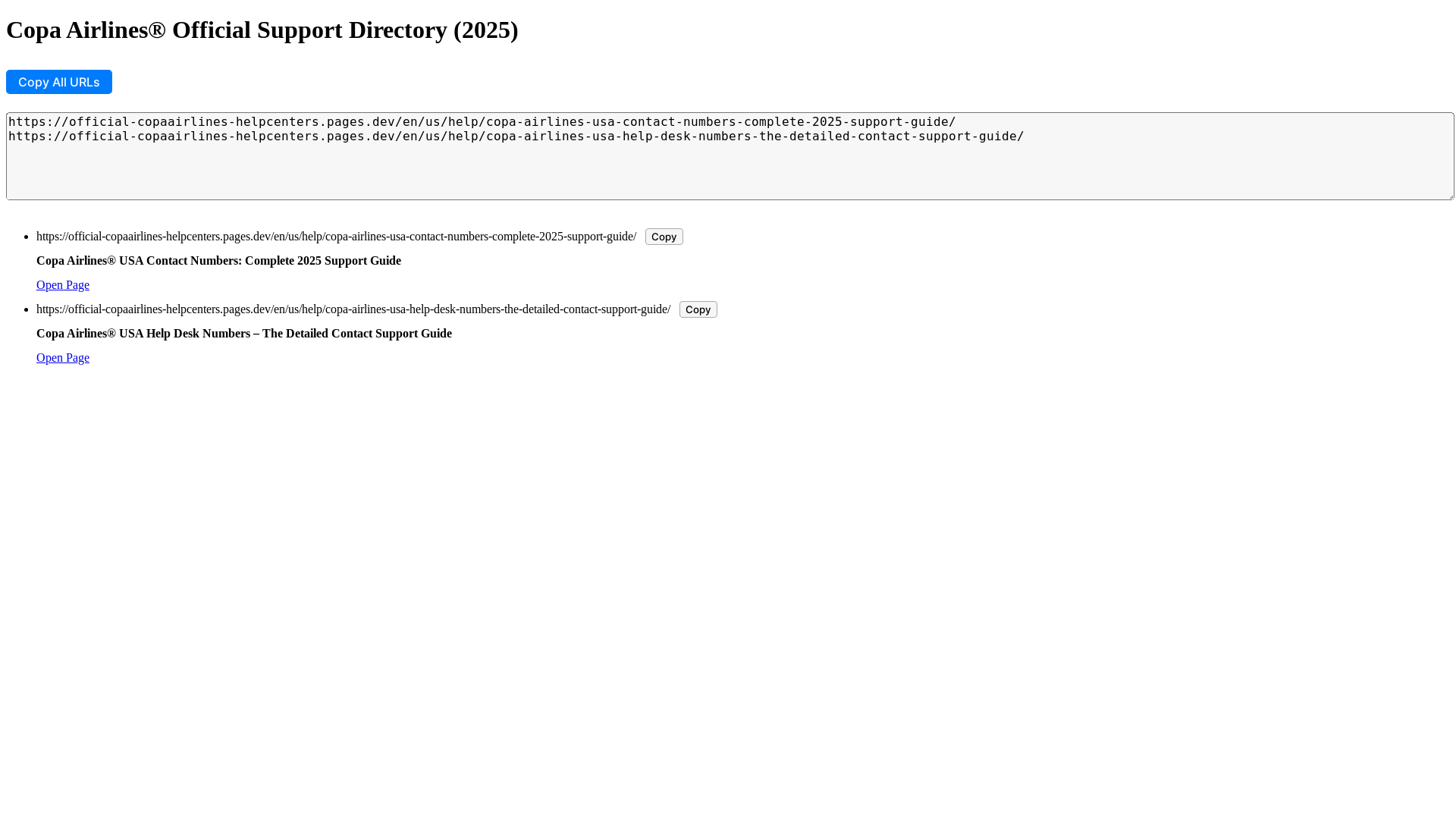 website screenshot of https://official-copaairlines-helpcenters.pages.dev/