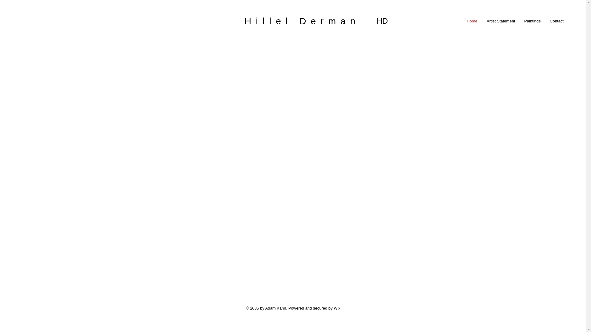 website screenshot of https://hillelderman.com/