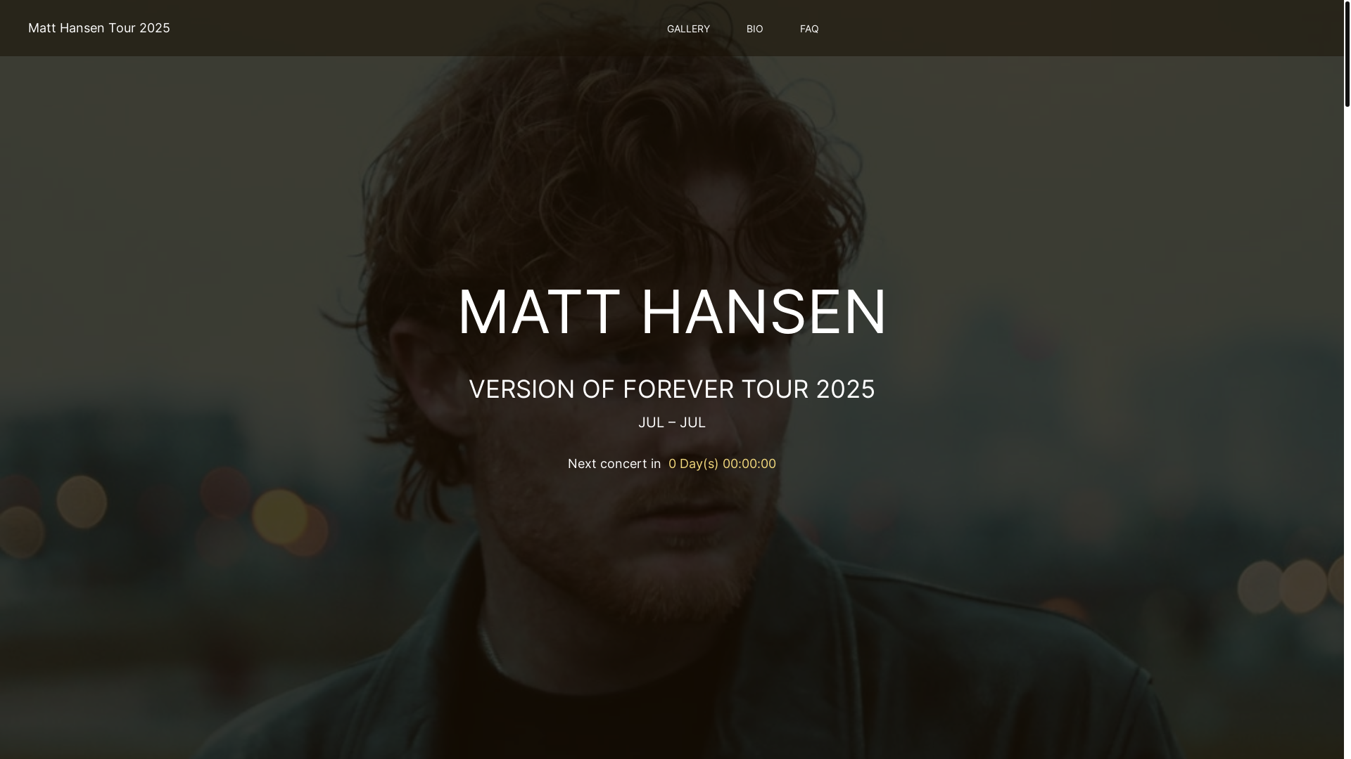 website screenshot of https://matthansentour-com-github-io.pages.dev/