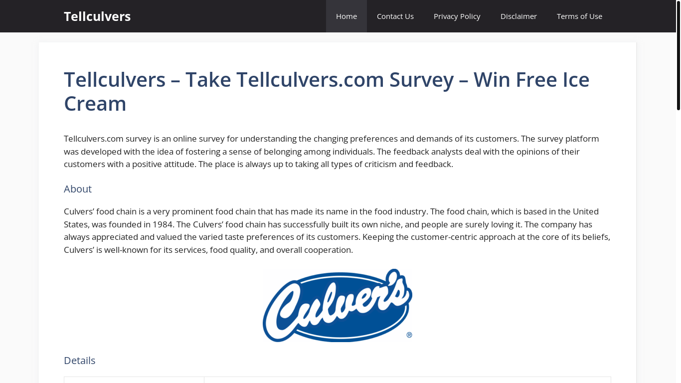 website screenshot of https://tellculvers.top/