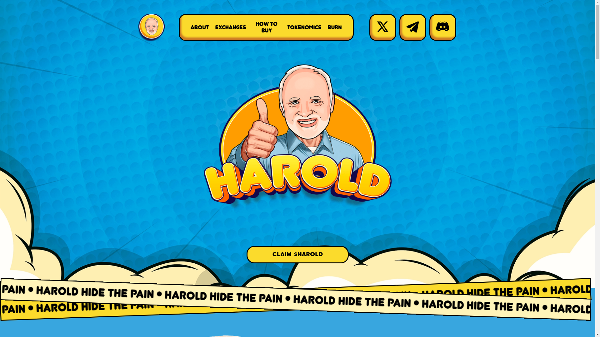 website screenshot of https://claim-harold.com/
