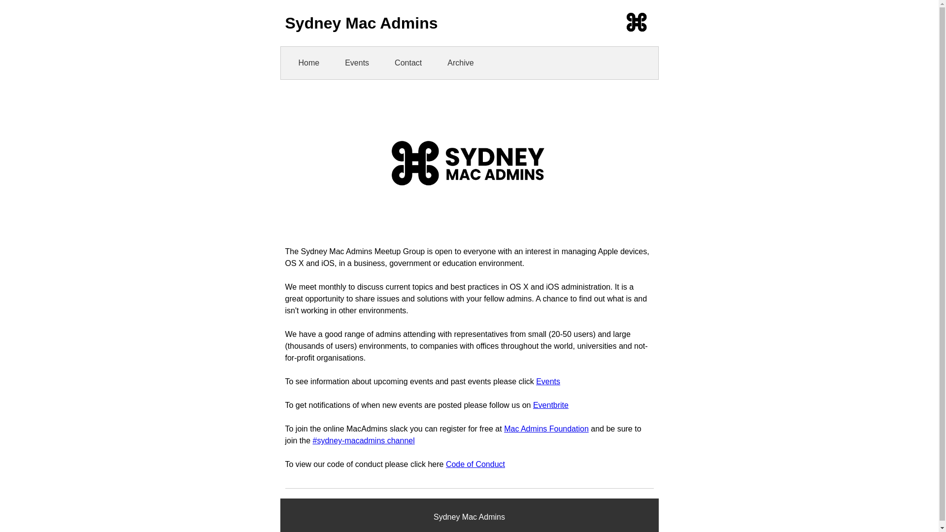 website screenshot of https://sydneymacadmins-github-io.pages.dev/