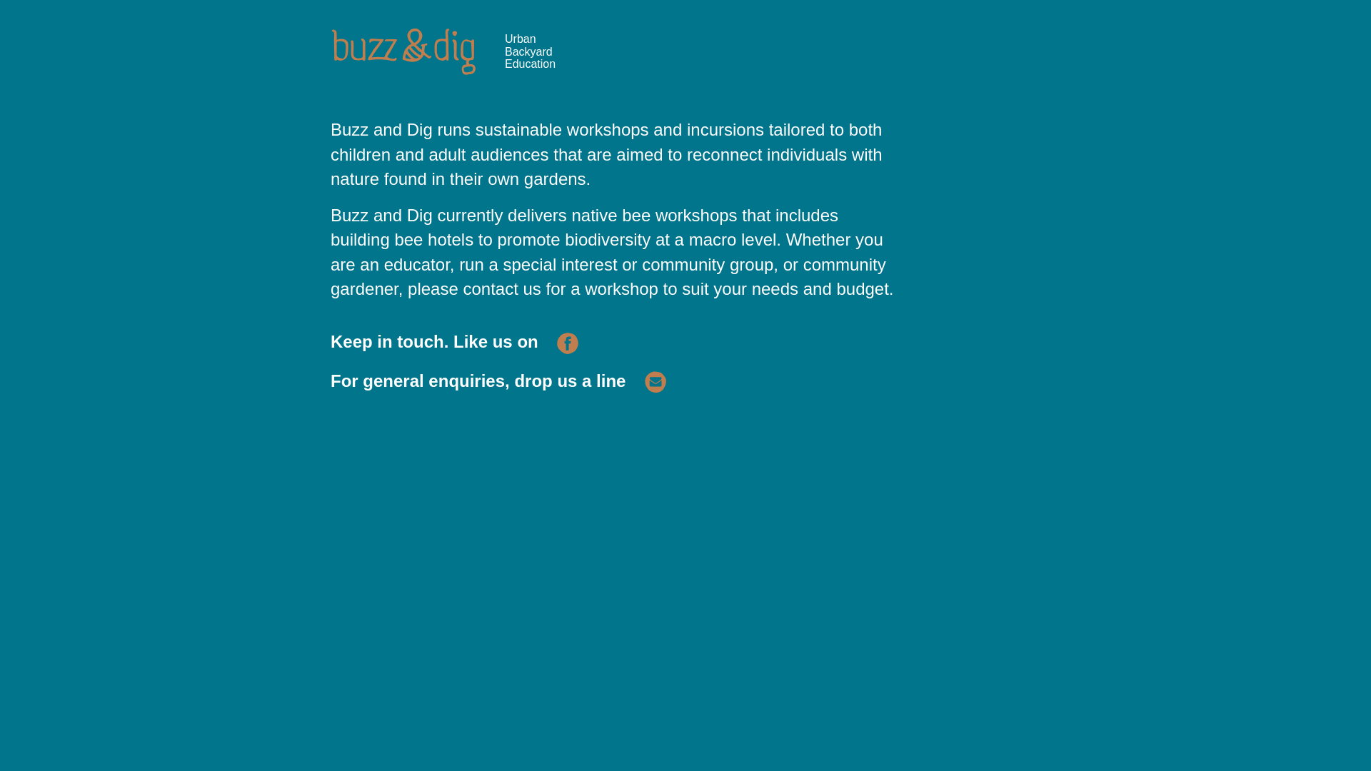 website screenshot of https://buzzanddig.online/