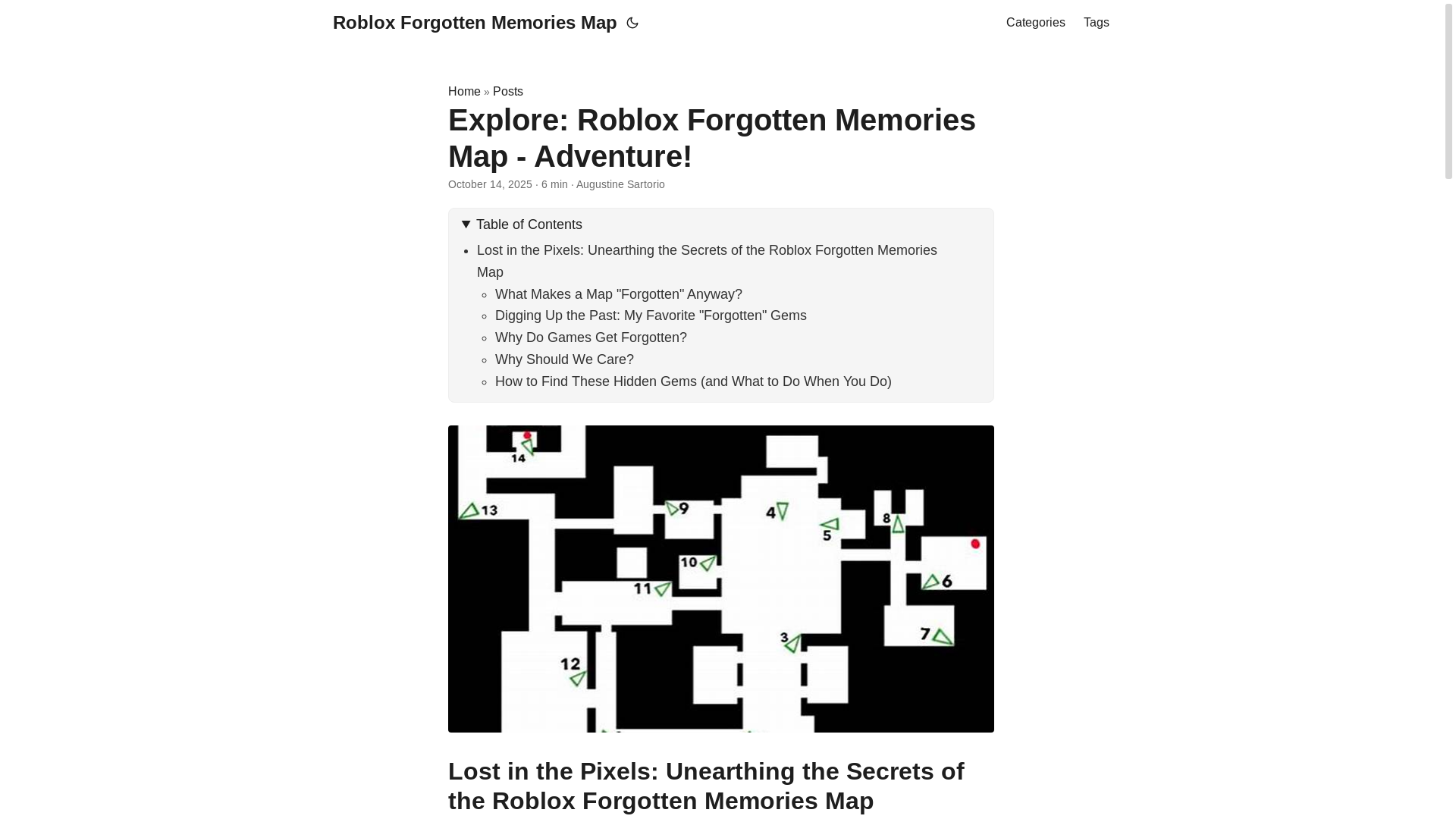 website screenshot of https://roblox-forgotten-memories-map.pages.dev/