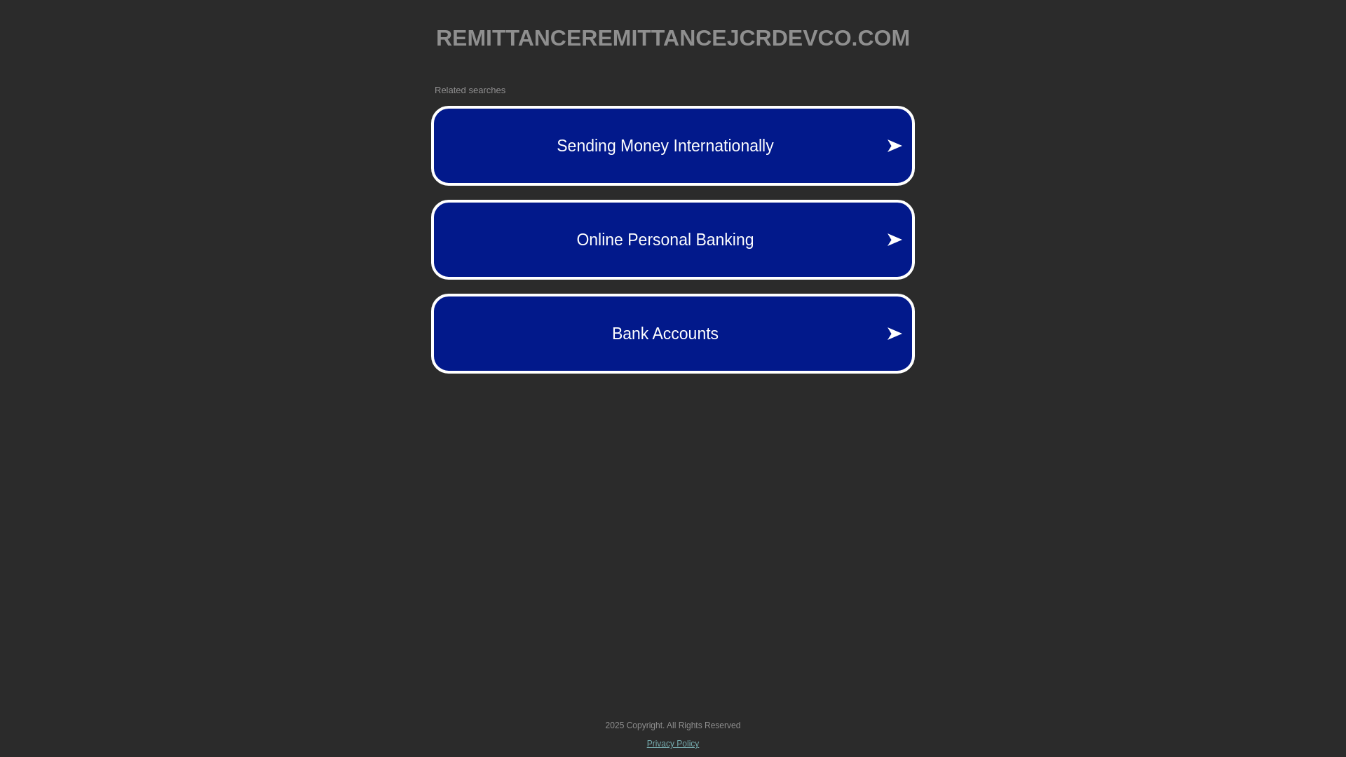website screenshot of https://remittanceremittancejcrdevco.com/