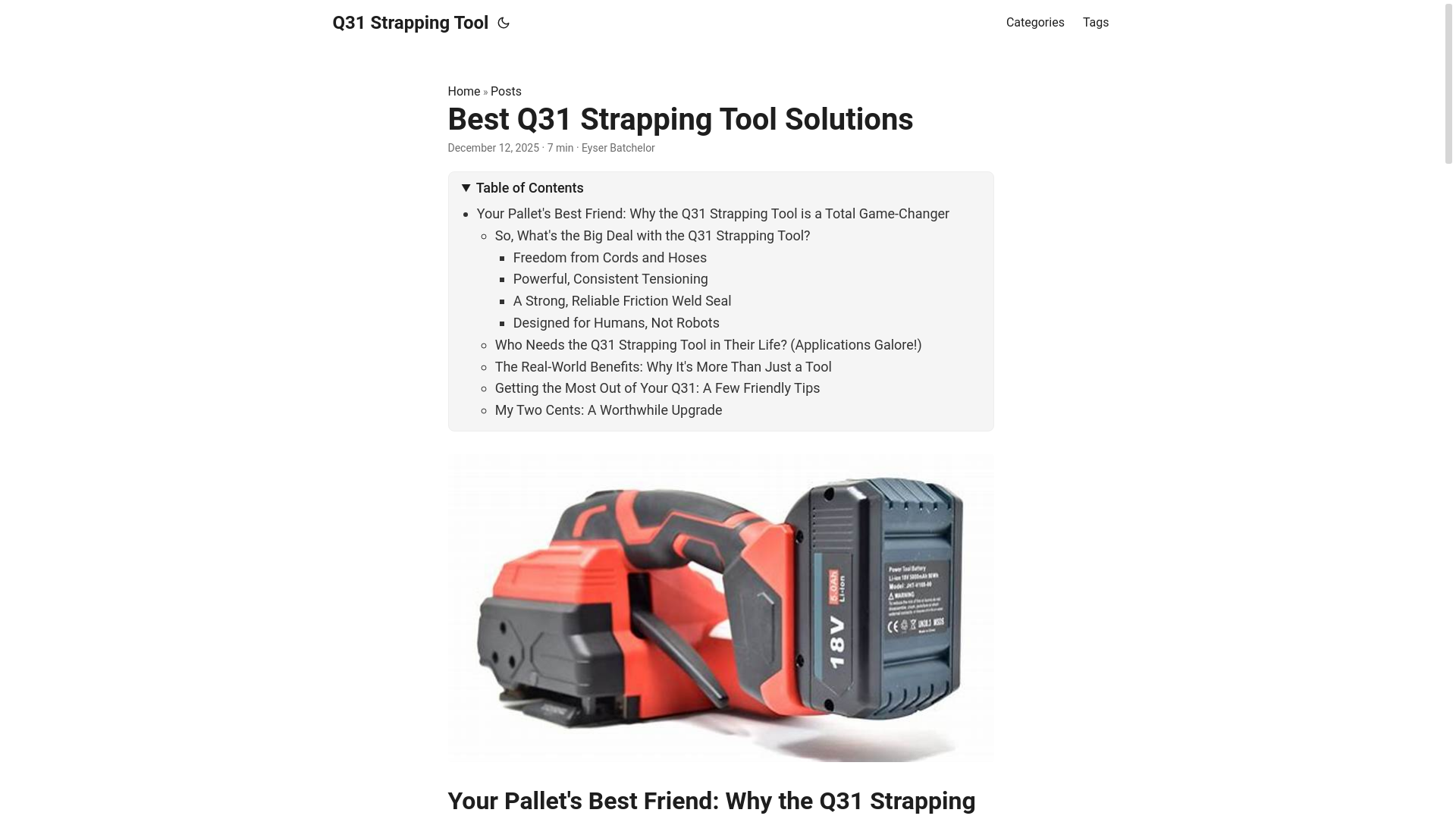 website screenshot of https://q31strappingtool2.pages.dev/