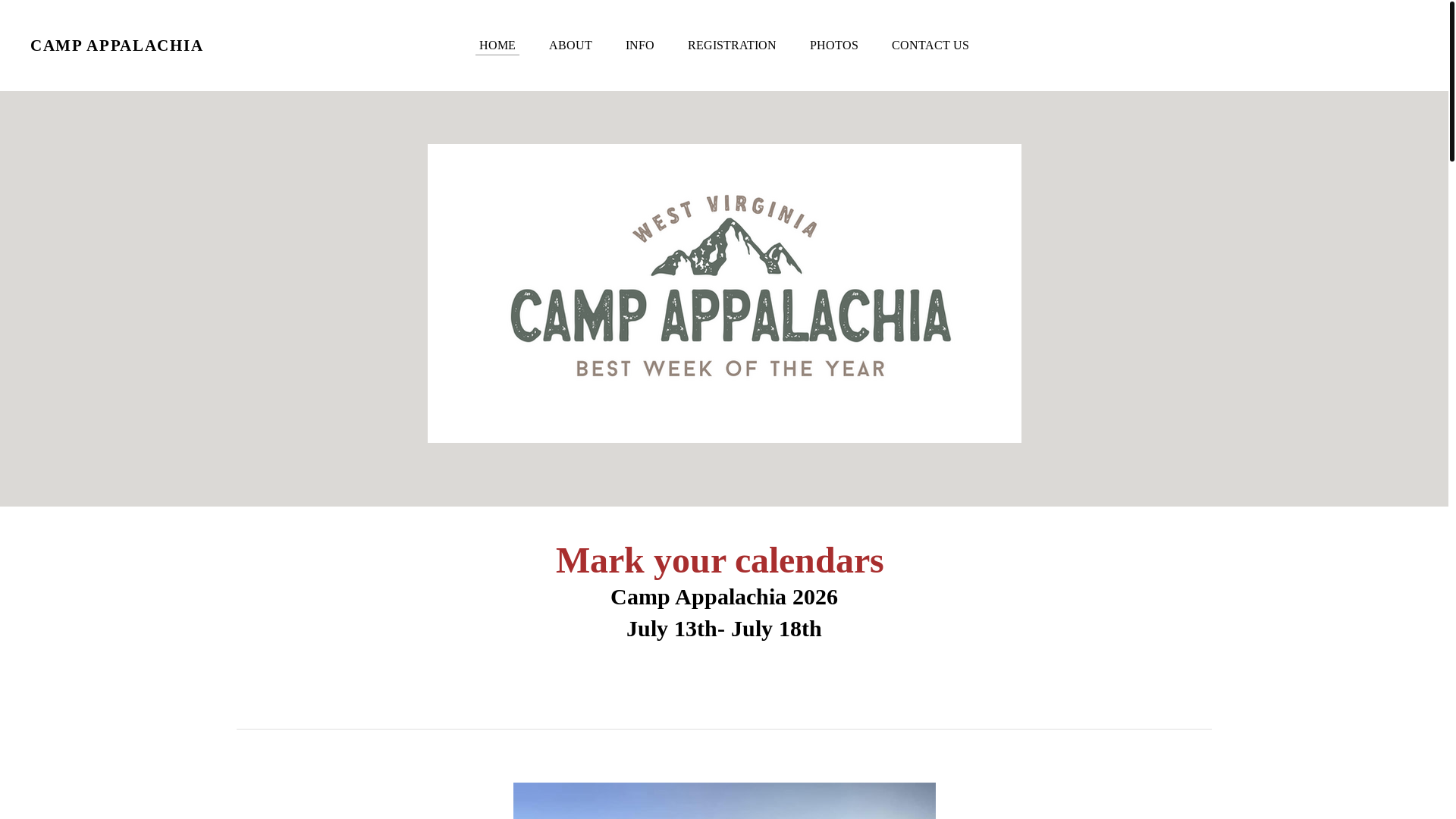 website screenshot of https://campappalachia-wv.com/
