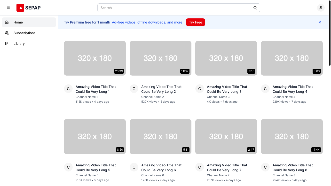 website screenshot of https://sepap-react-shadcn-vite.pages.dev/