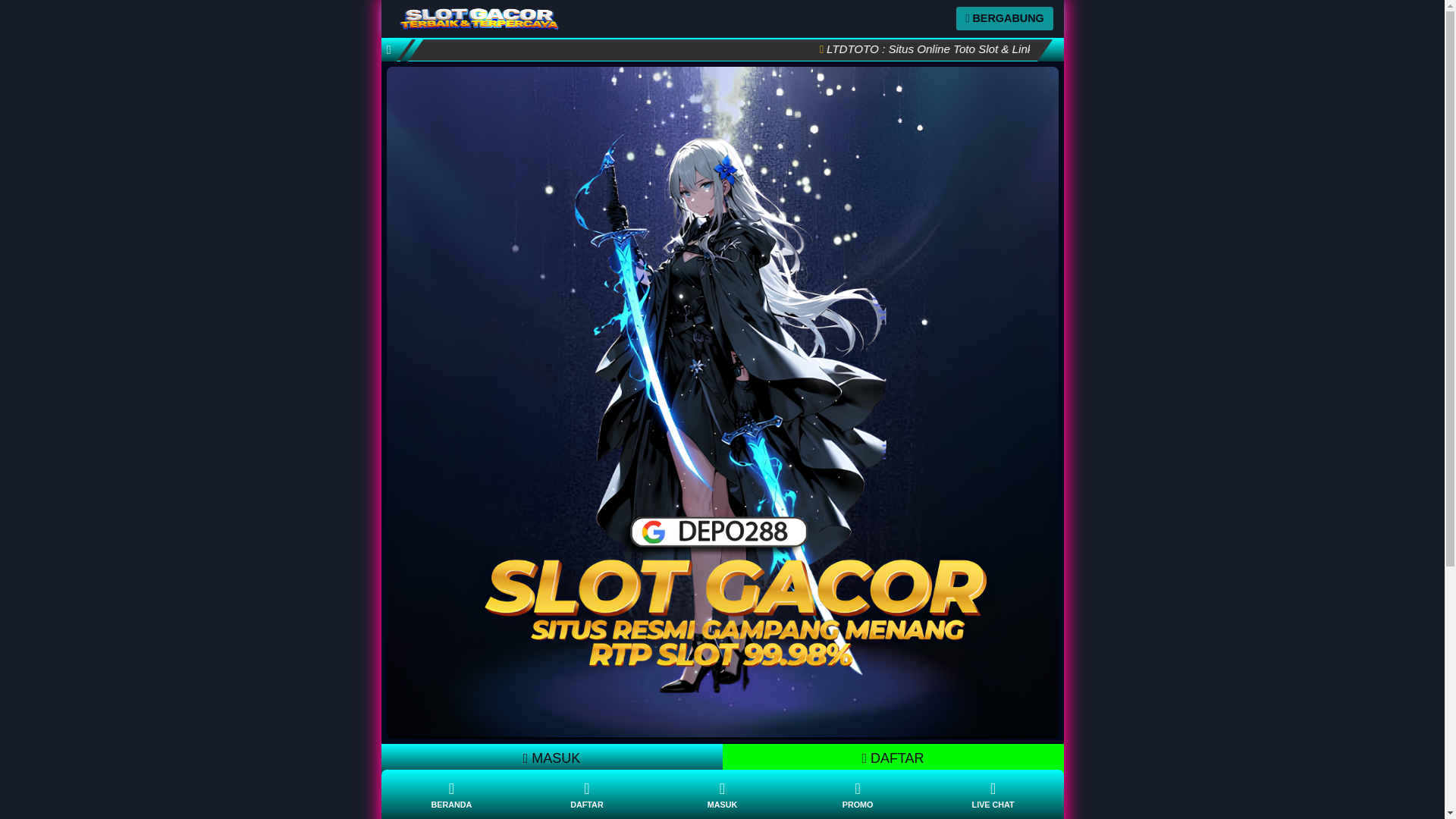 website screenshot of https://selalumantapdepo288.pages.dev/
