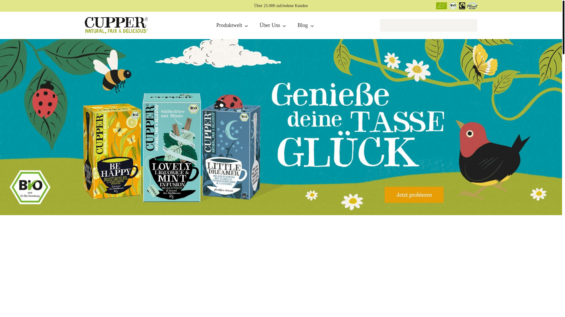 website screenshot of https://mail-cupper-teas.de/