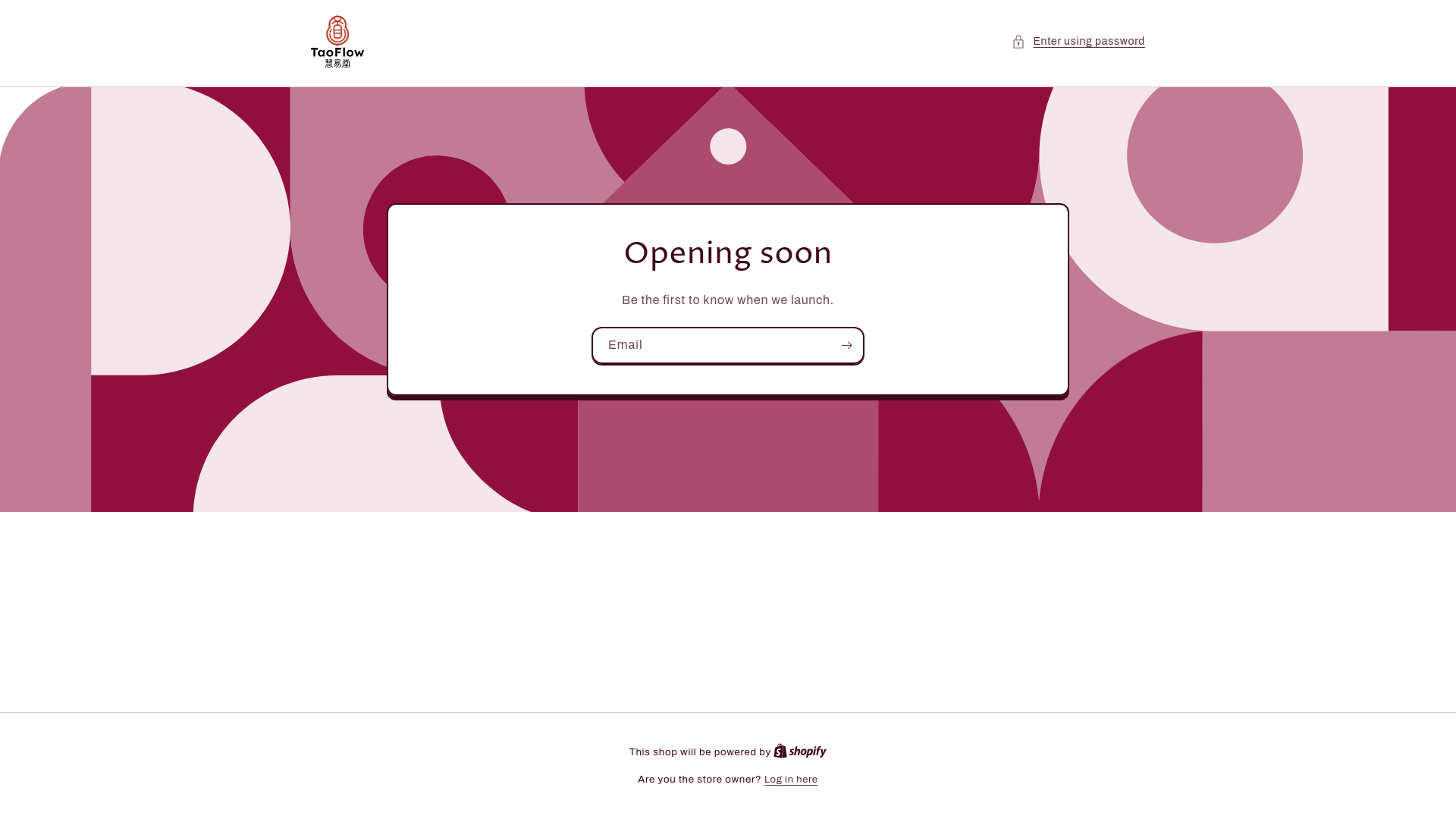 website screenshot of https://taoflow.cc/