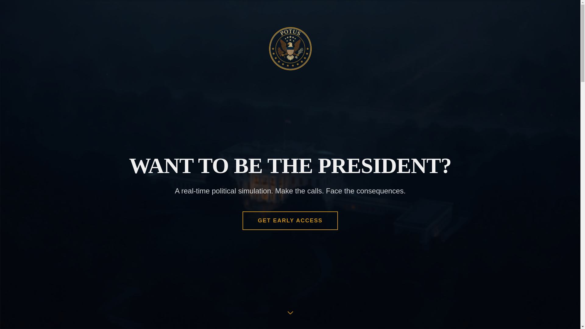 website screenshot of https://potus-landing.pages.dev/