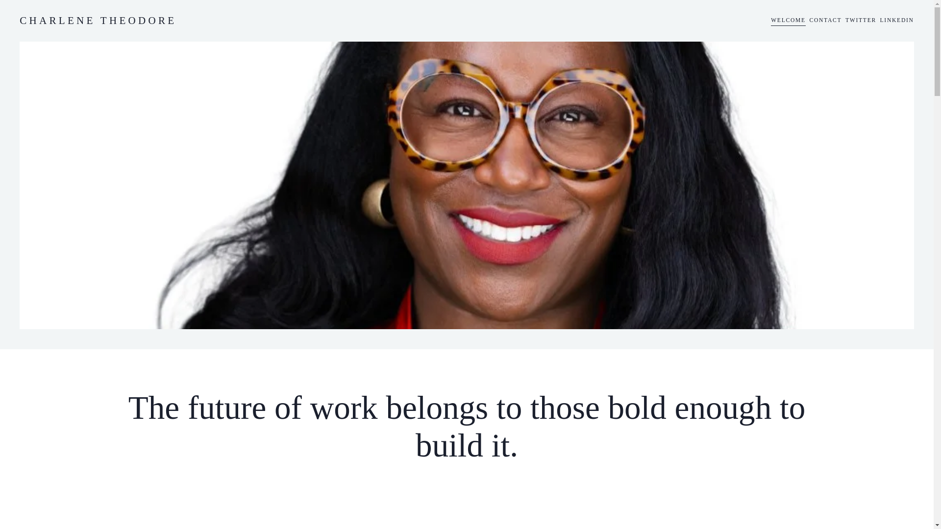 website screenshot of https://charlenetheodore.ca/