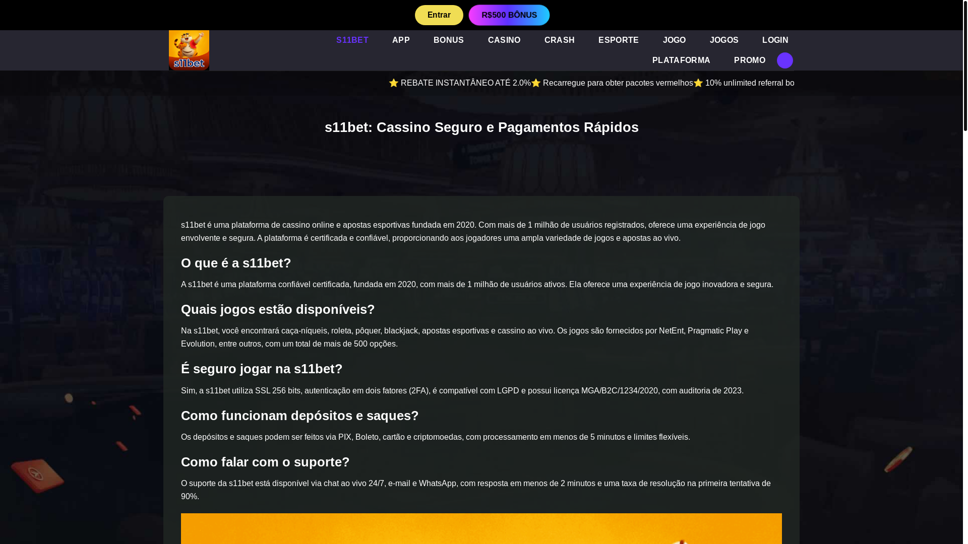website screenshot of https://s11betk.com/