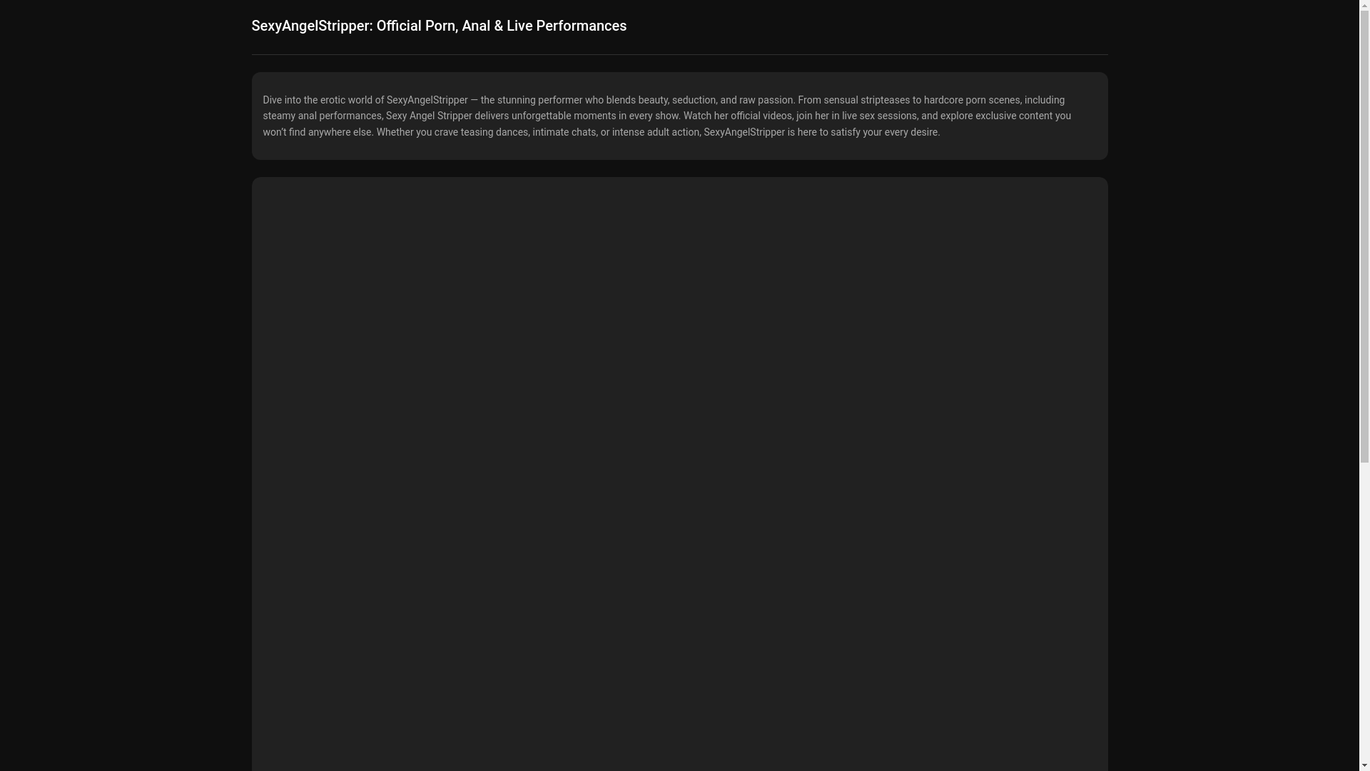 website screenshot of https://sexyangelstripper.pages.dev/