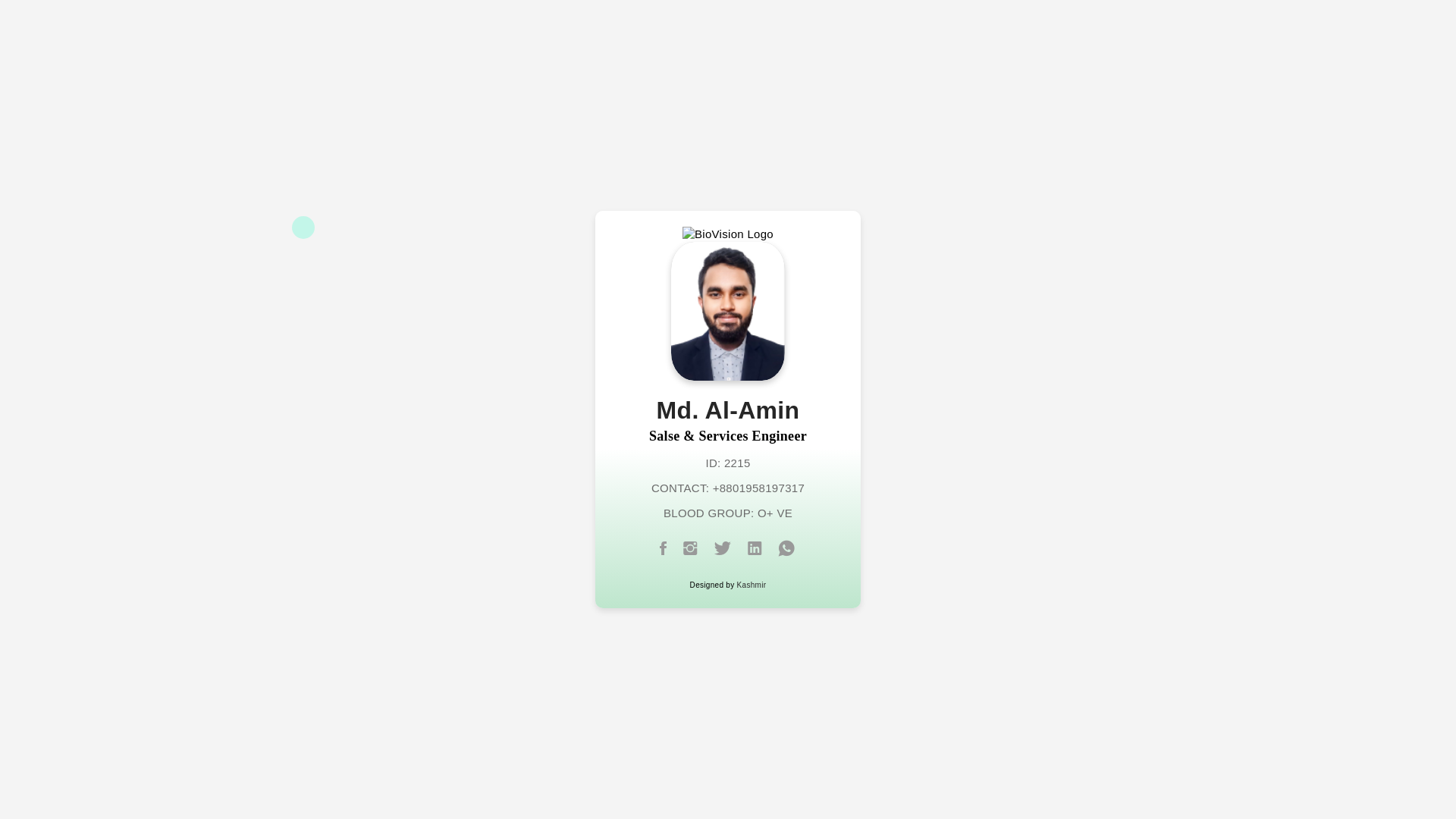 website screenshot of https://al-amin.pages.dev/