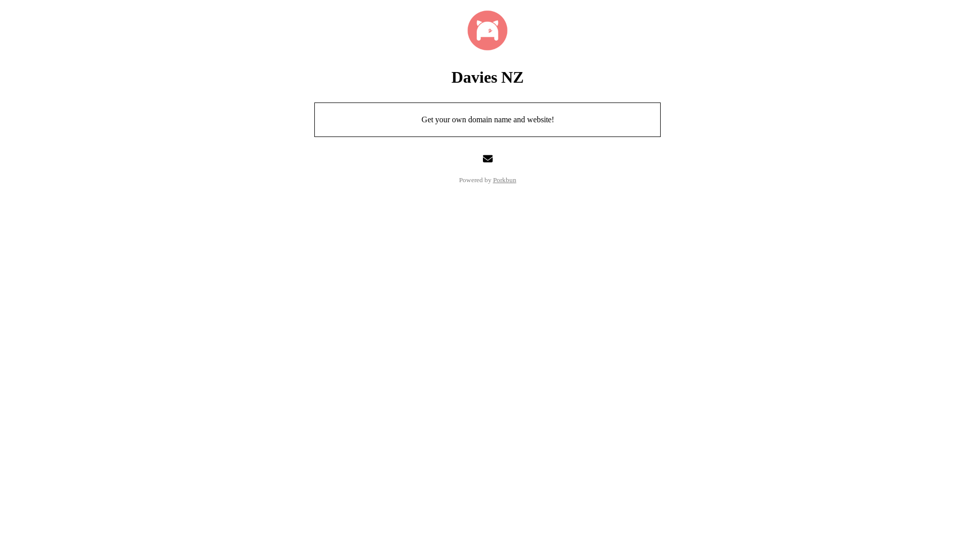 website screenshot of https://davies.nz/