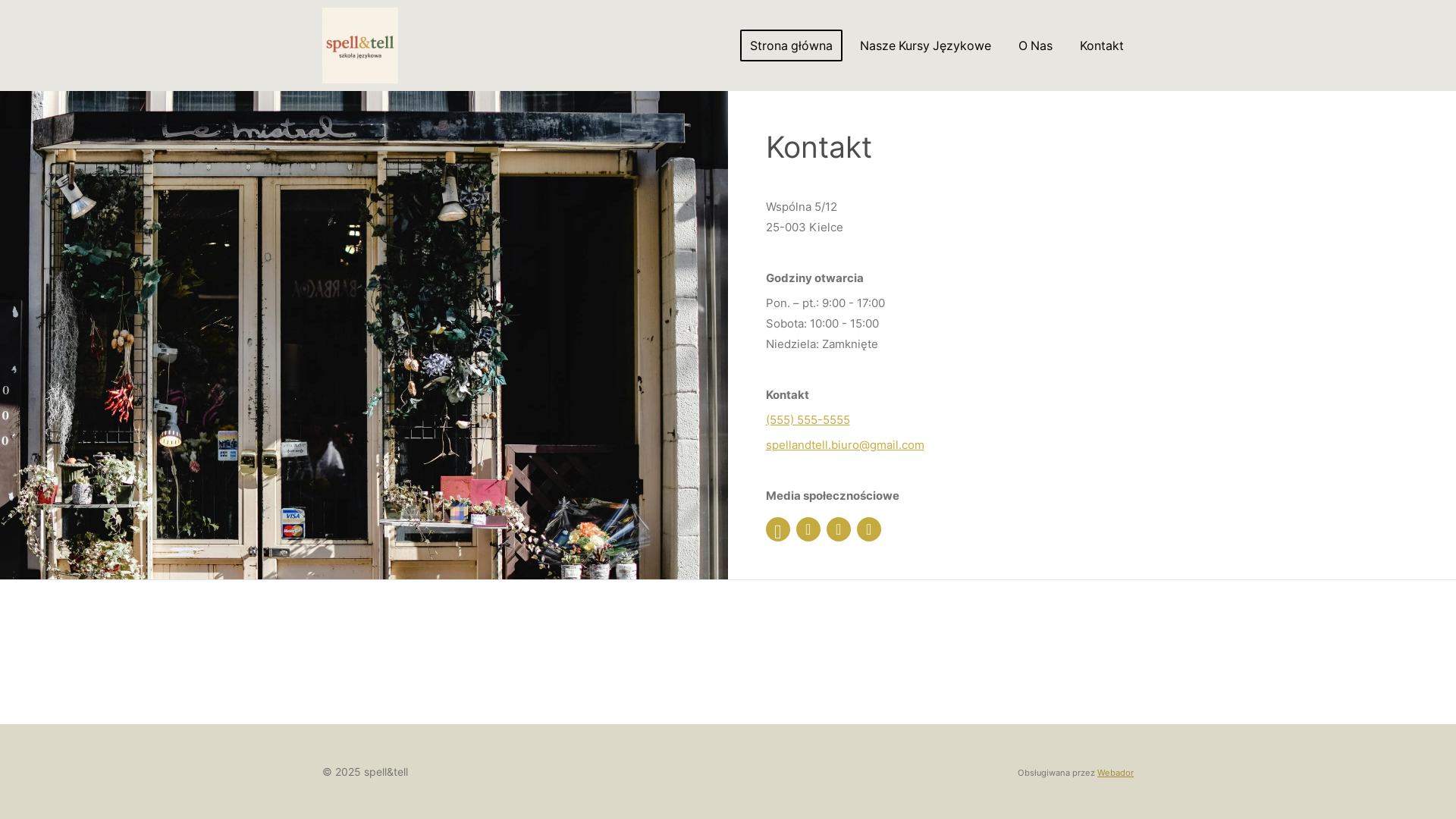 website screenshot of https://spellandtell.eu/