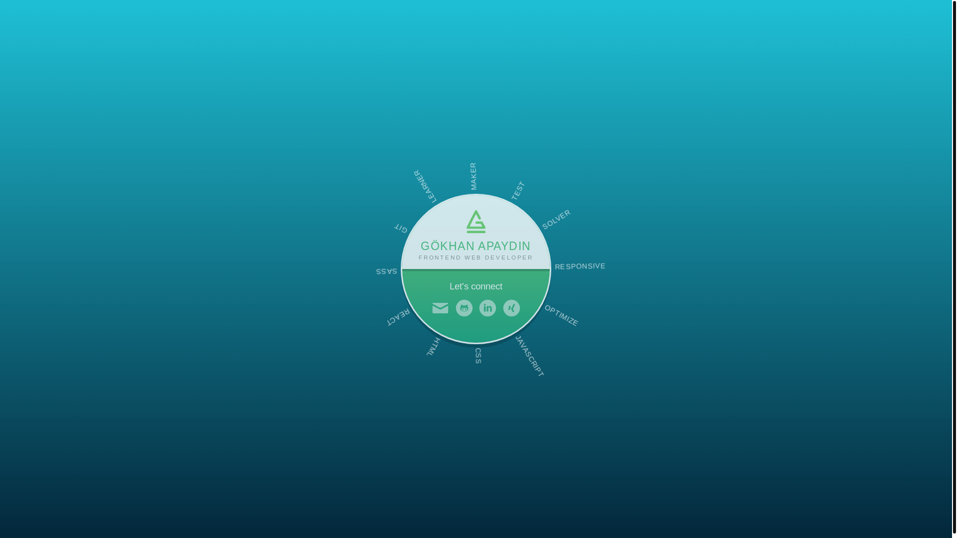 website screenshot of https://gokhan.pages.dev/