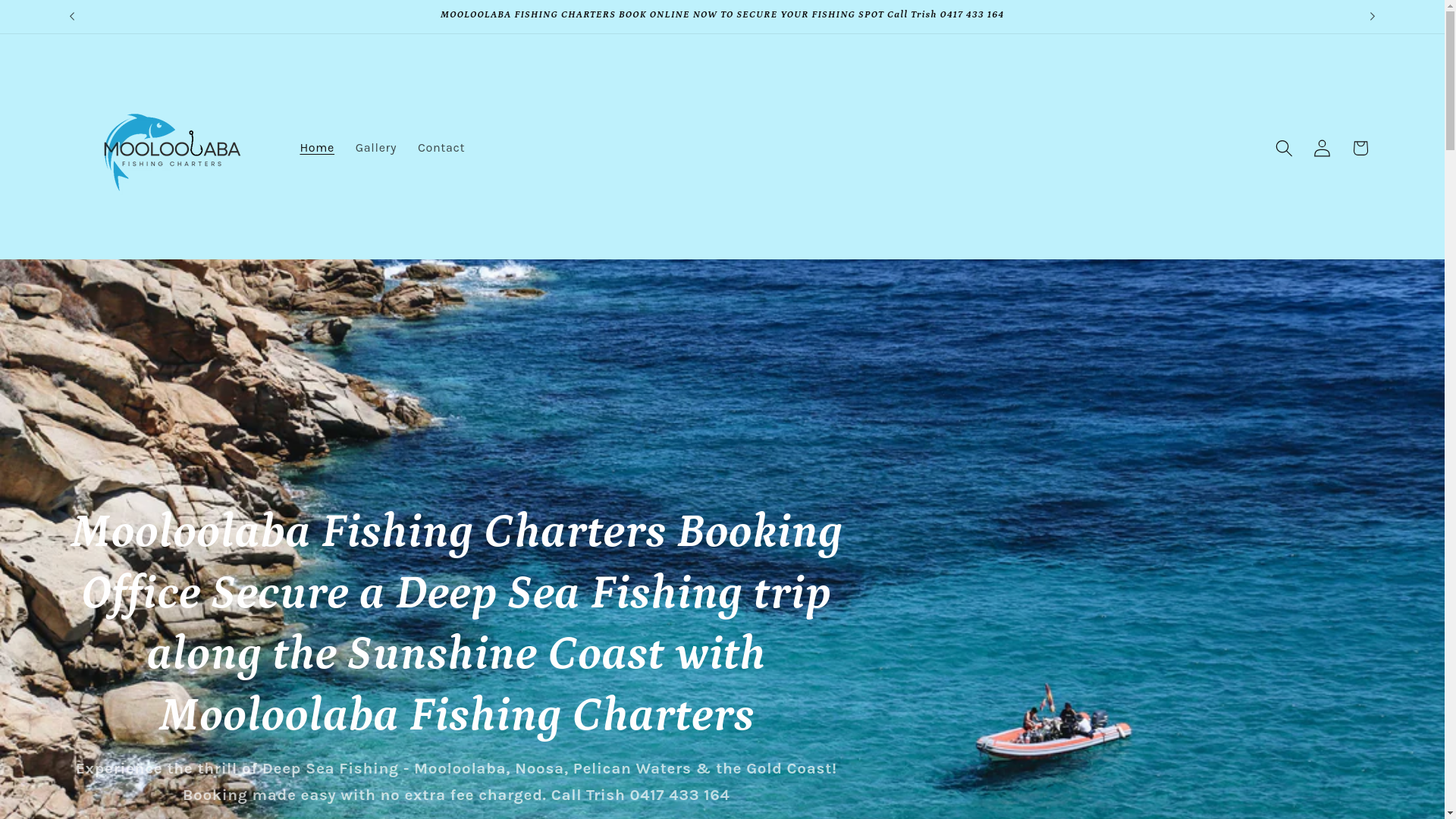 website screenshot of https://mooloolaba-noosafishingcharters.com/