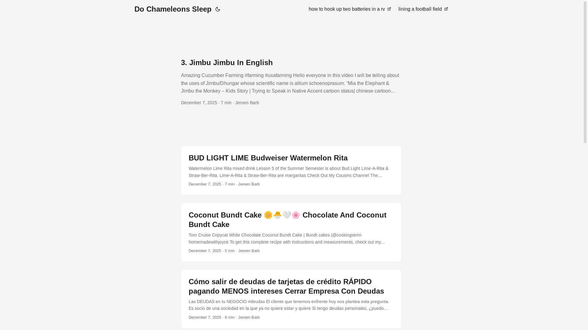 website screenshot of https://dochameleonssleep.pages.dev/