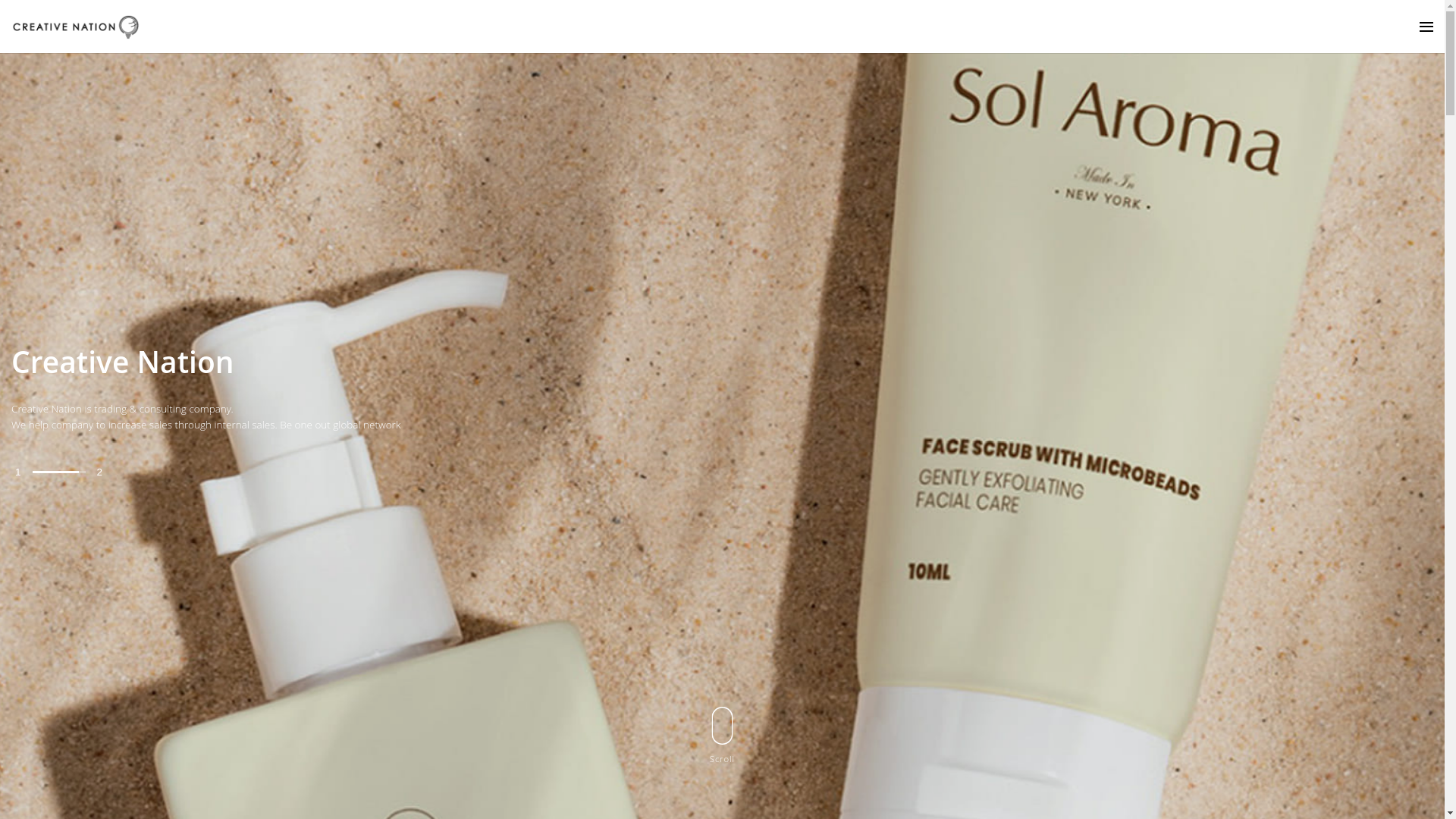 website screenshot of https://creativenation.co.kr