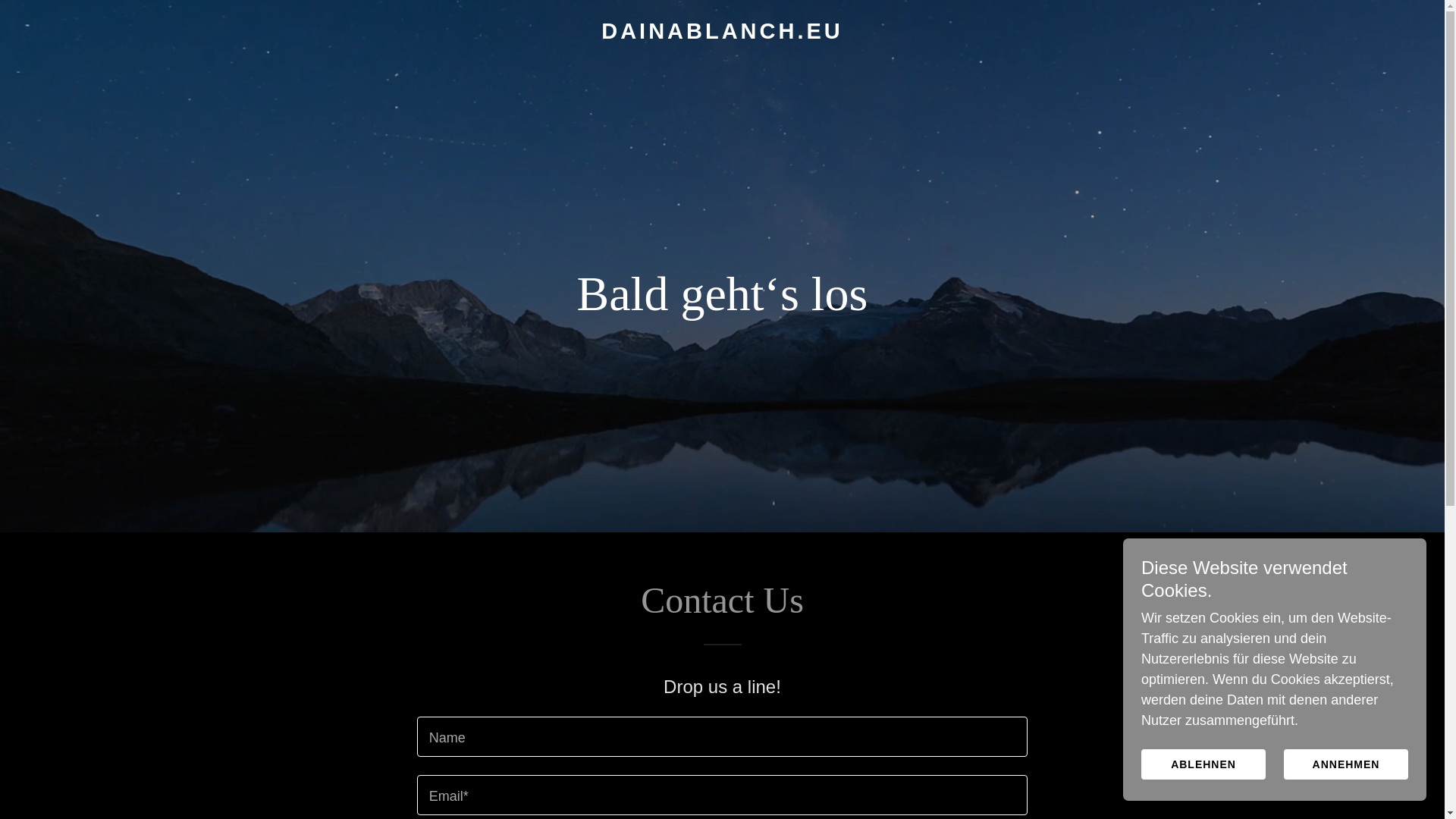 website screenshot of https://dainablanch.eu/