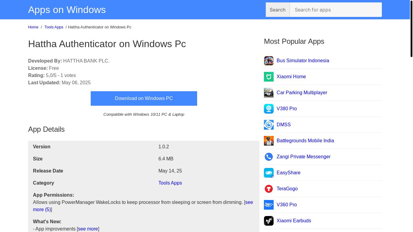 website screenshot of https://appsonwindows.com/apk/12566227/?utm_source=sw-beta