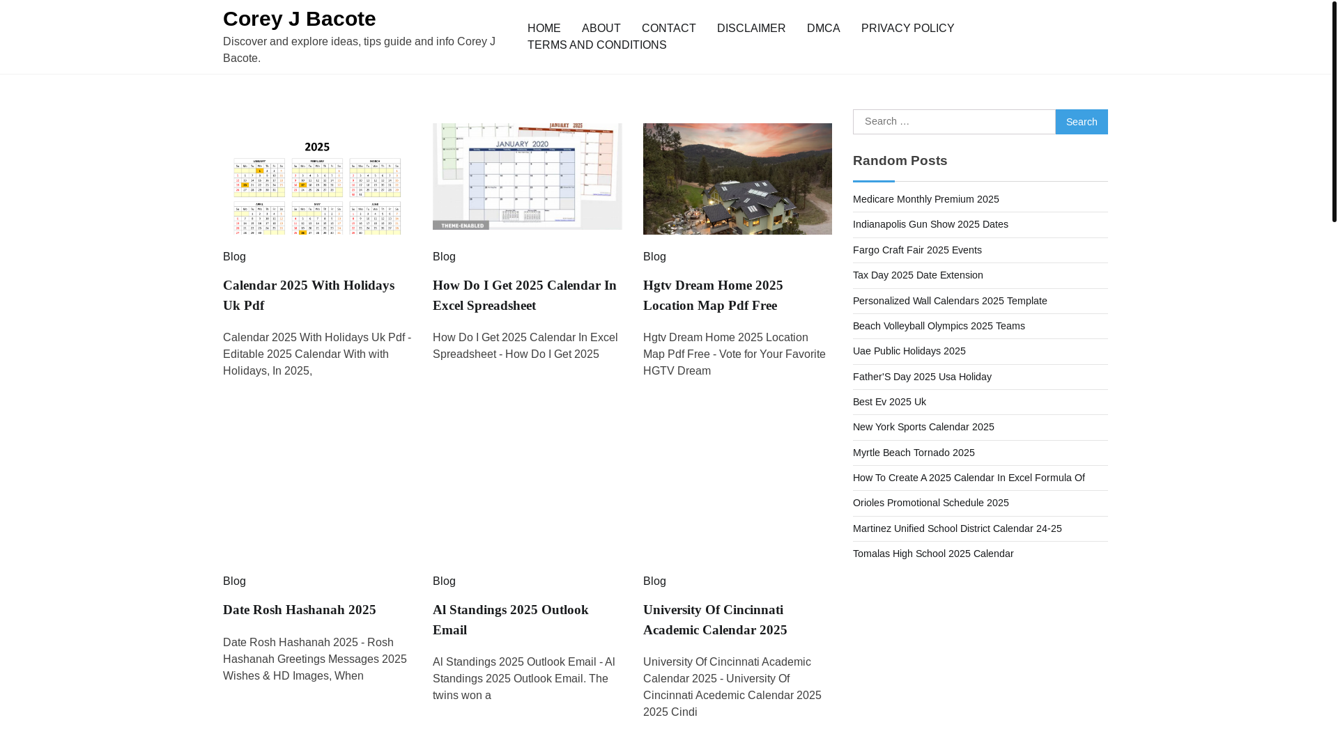 website screenshot of https://coreyjbacotes.pages.dev/