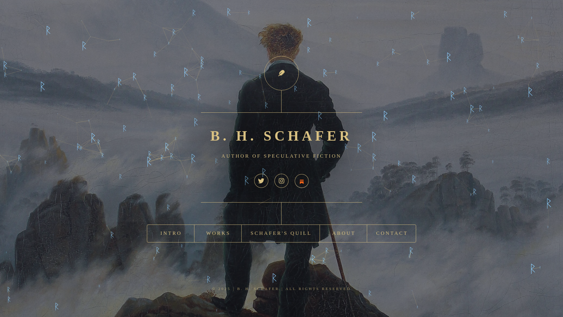 website screenshot of https://bhschafer-author-site.pages.dev/