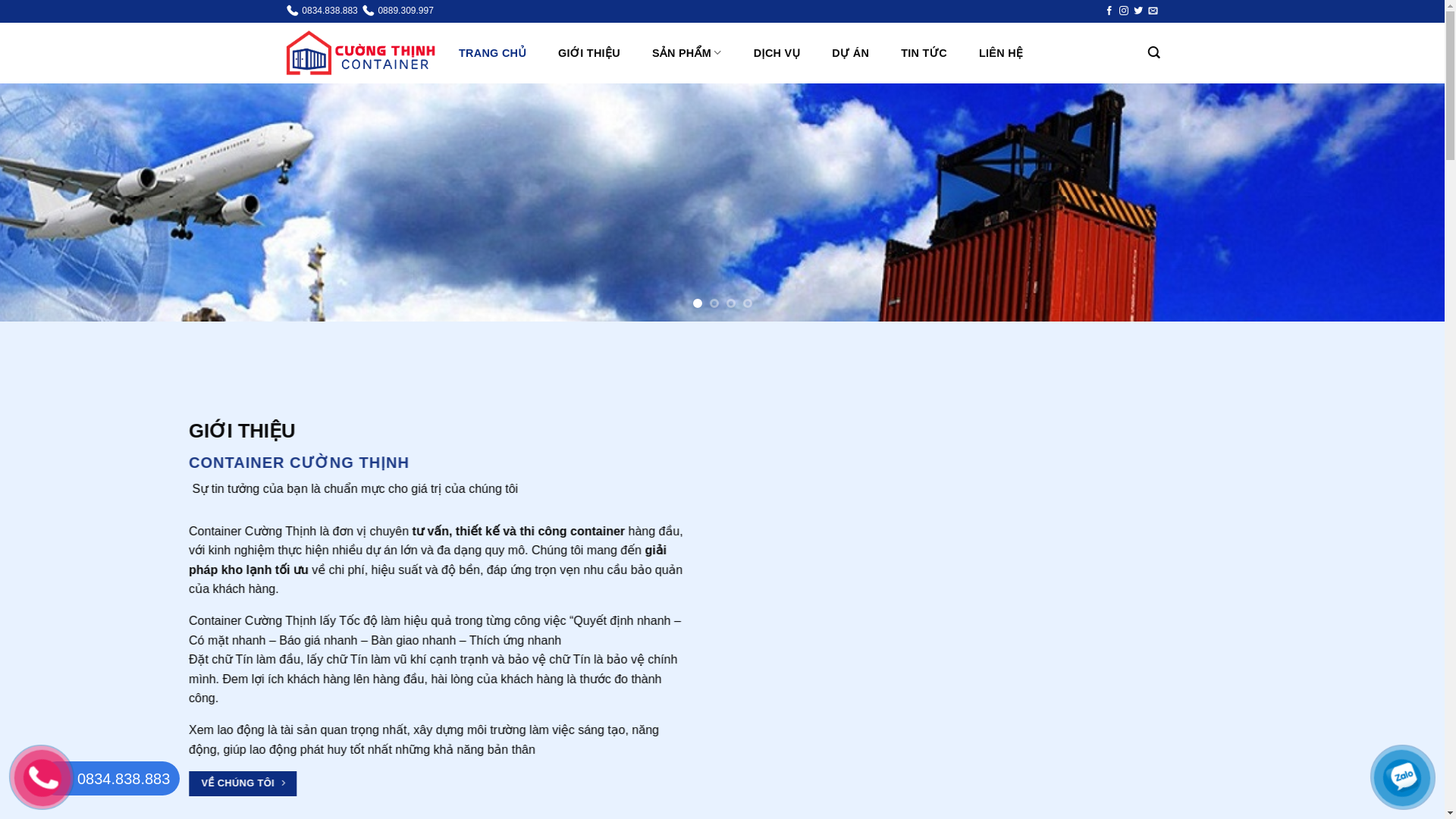 website screenshot of https://nhacontainercuongthinh.com/