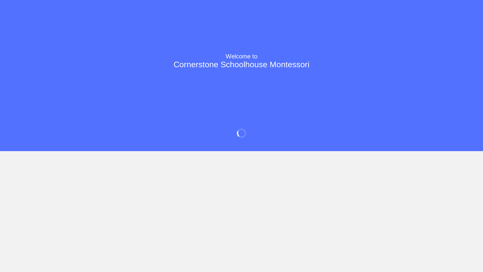 website screenshot of https://cornerstoneschoolhouse.app/