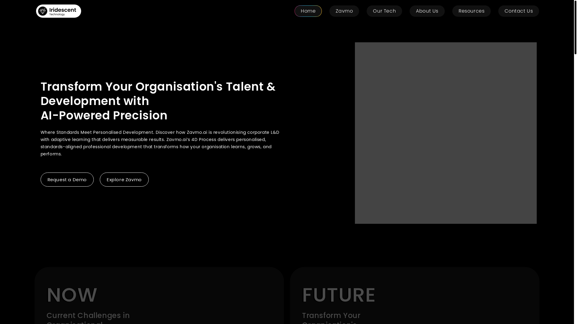 website screenshot of https://zavmocareerdevelopment.com/