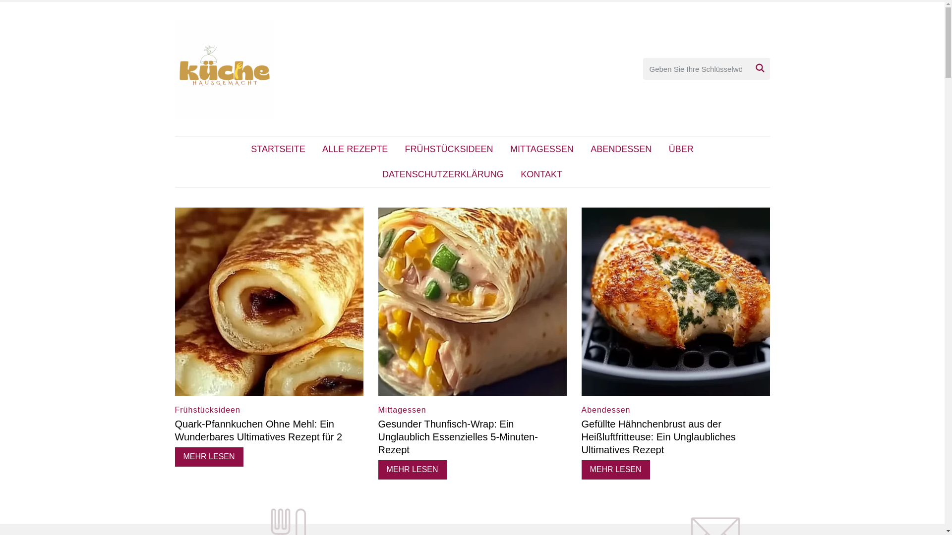 website screenshot of https://leckereihaus.com/