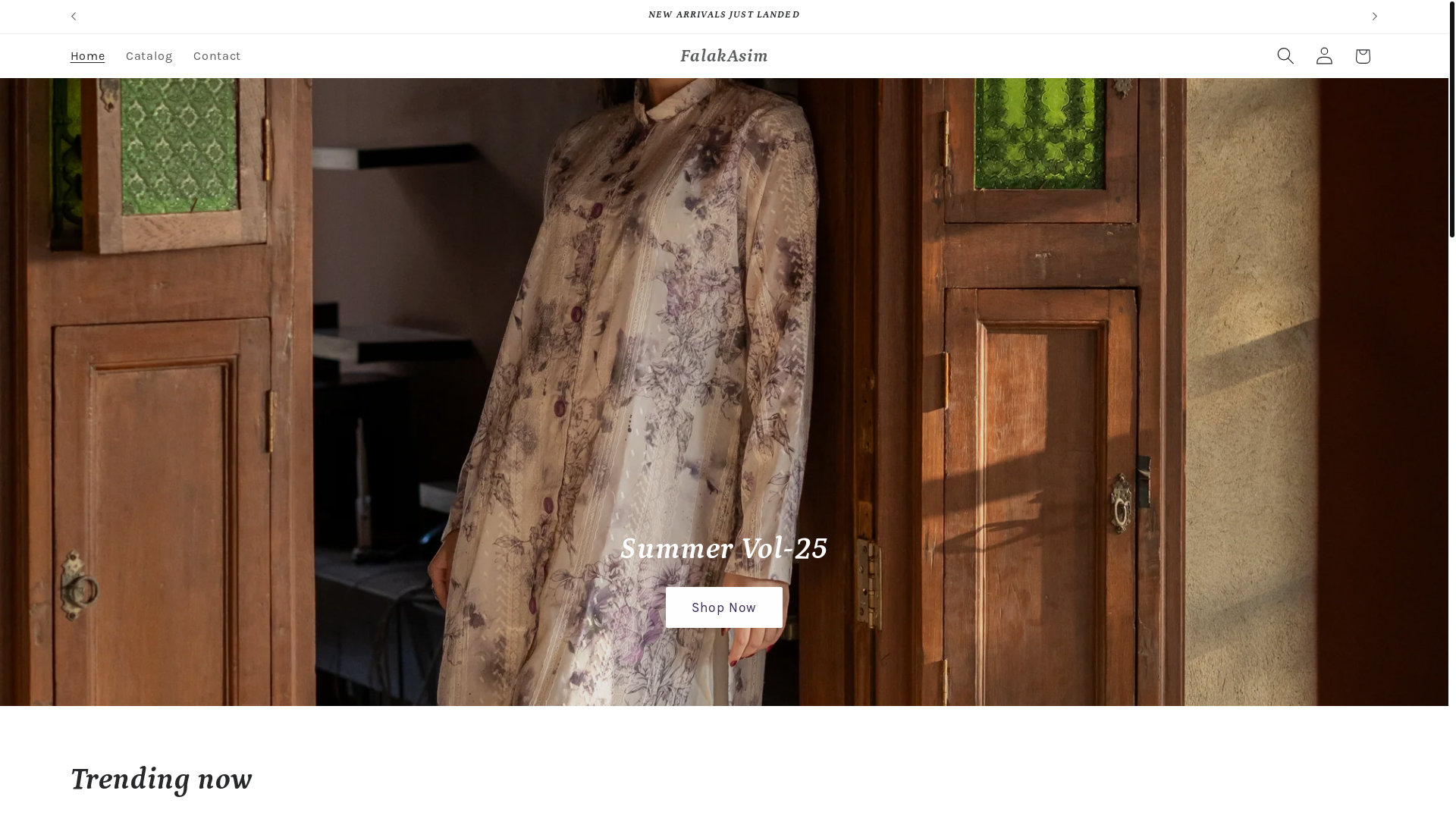 website screenshot of https://falakasim.com/