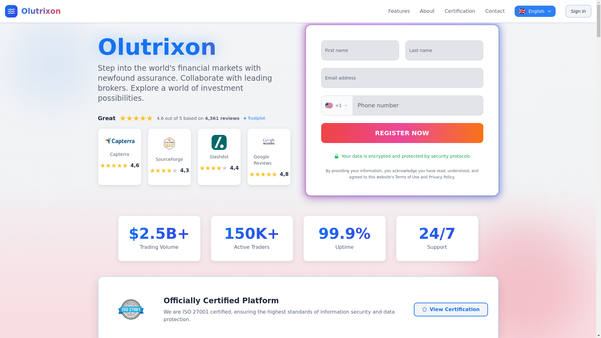 website screenshot of https://btc535elarion-official.com/