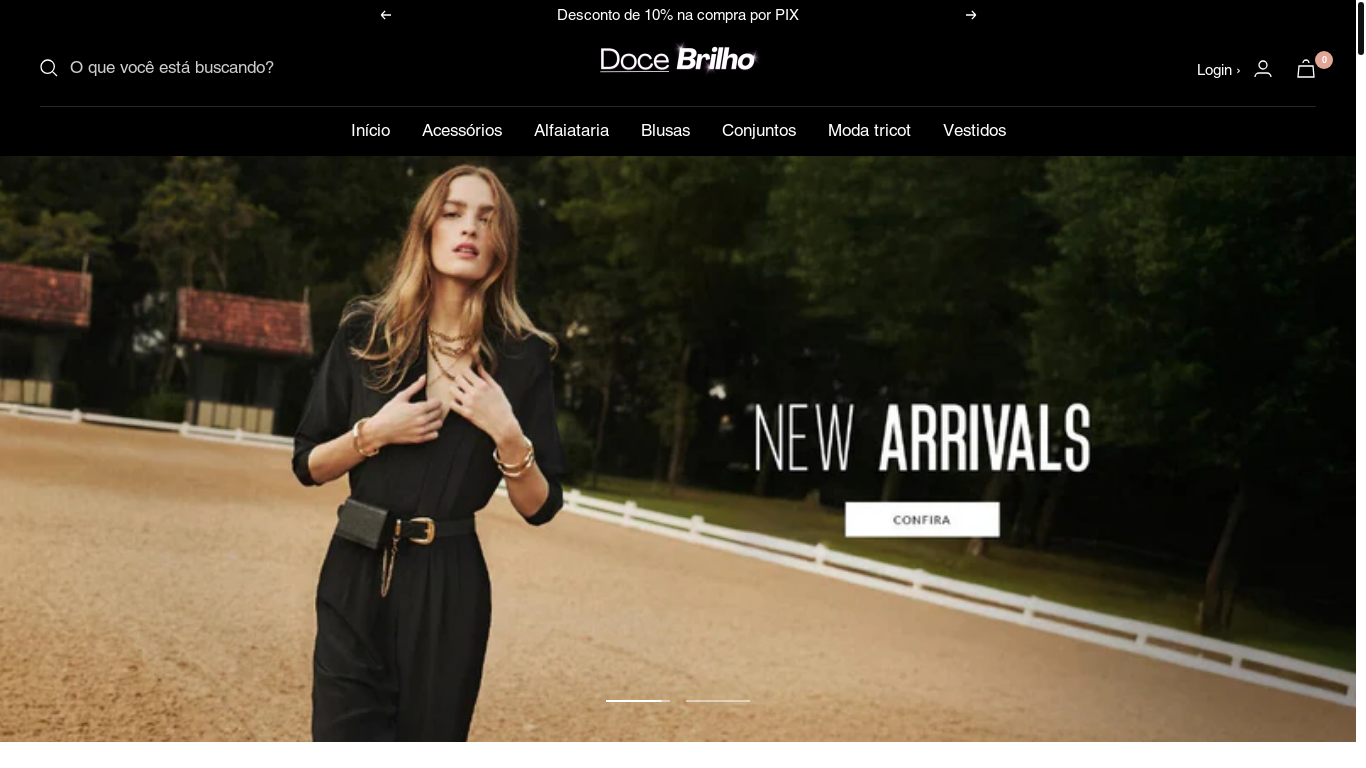 website screenshot of https://usedocebrilho.com/