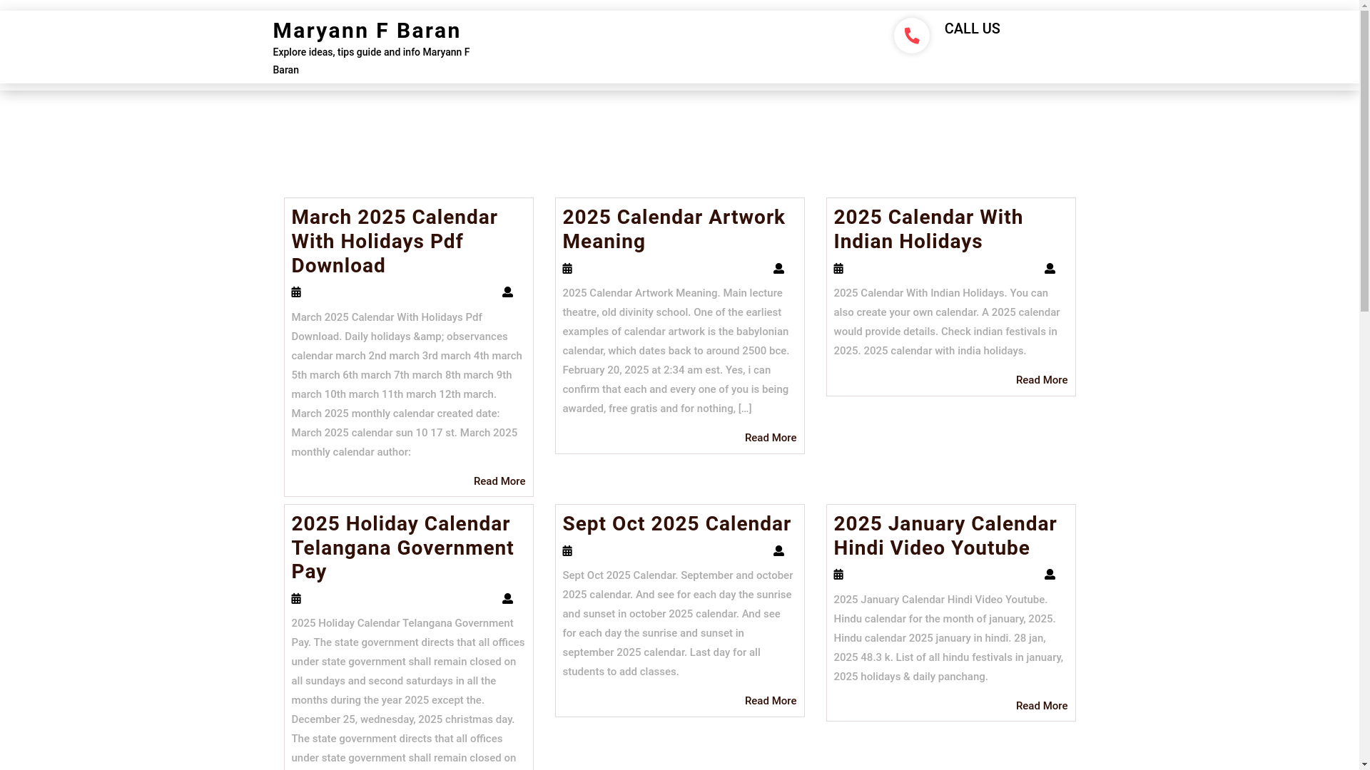 website screenshot of https://maryannfbarant.pages.dev/