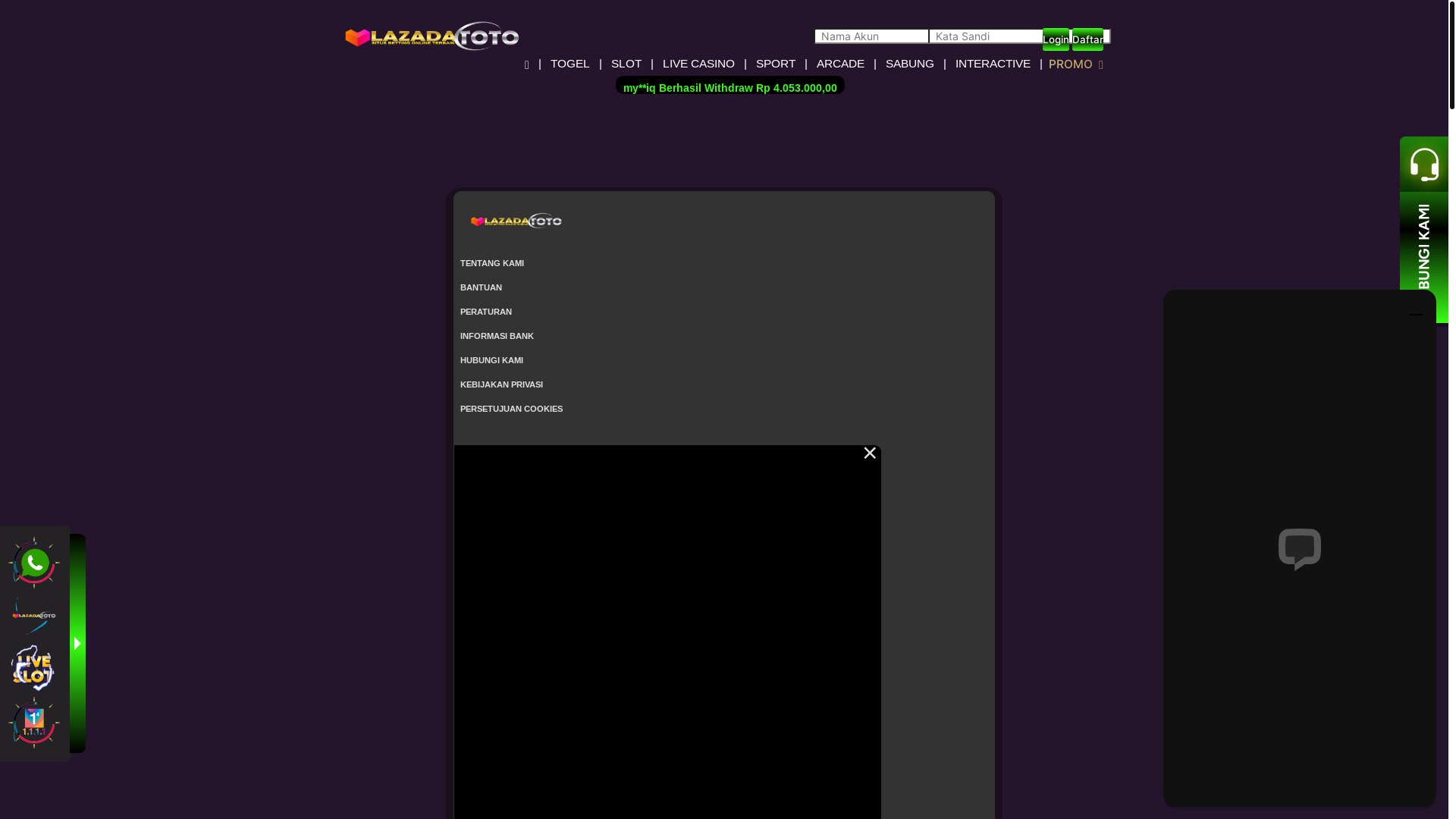 website screenshot of https://lazadatoto.yachts/