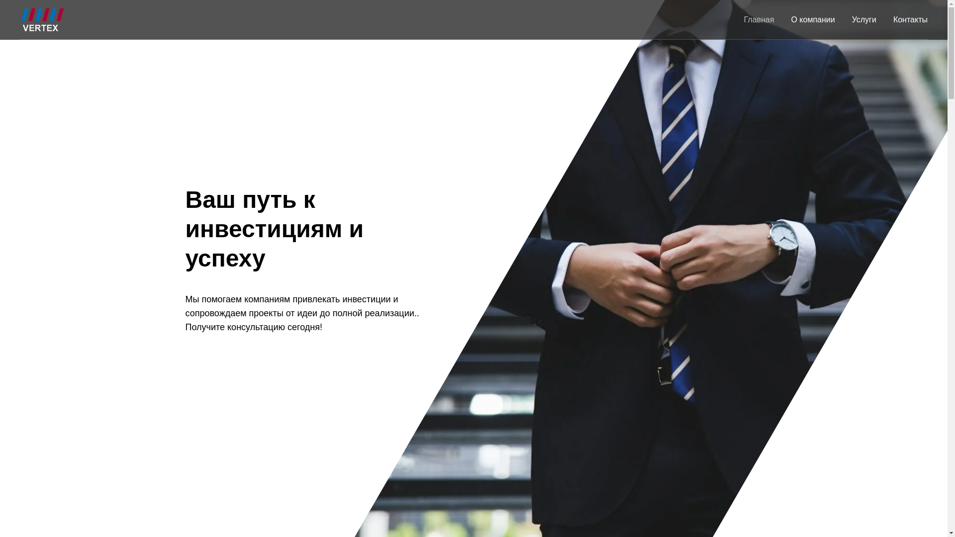 website screenshot of https://vertex.com.kz/